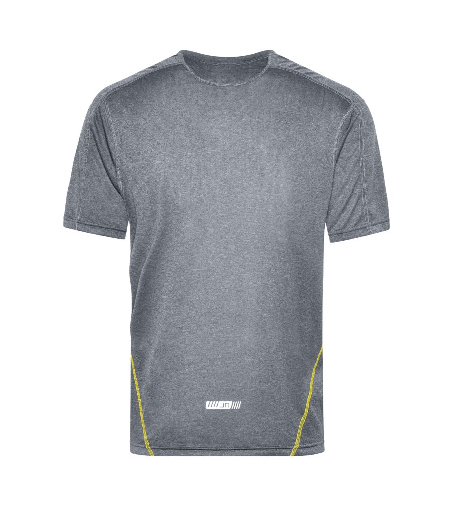 James & Nicholson Laufshirt Doppelpack Herren Kurzarm Laufshirt Running T-Shirt JN472 (Doppelpack, 2er-Pack) Atmungsaktiv und Feuchtigkeitsregulierend