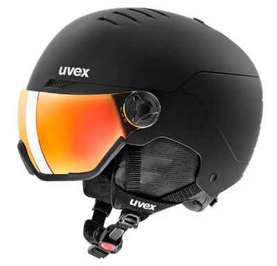 Uvex Skihelm Uvex Wanted Visor Skihelm Snowboardhelm black mat S566262