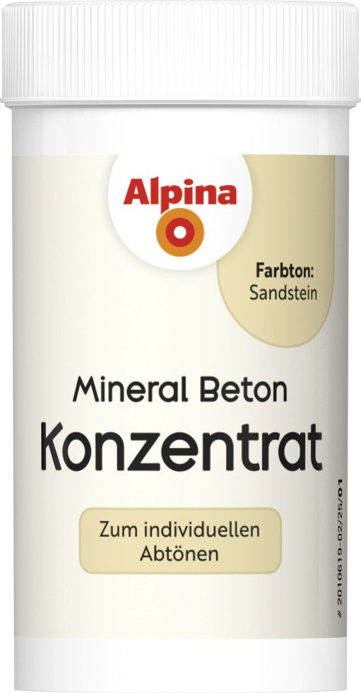 Alpina Vollton- und Abtönfarbe Alpina Konzentrat Mineral Beton sandstein 65 ml