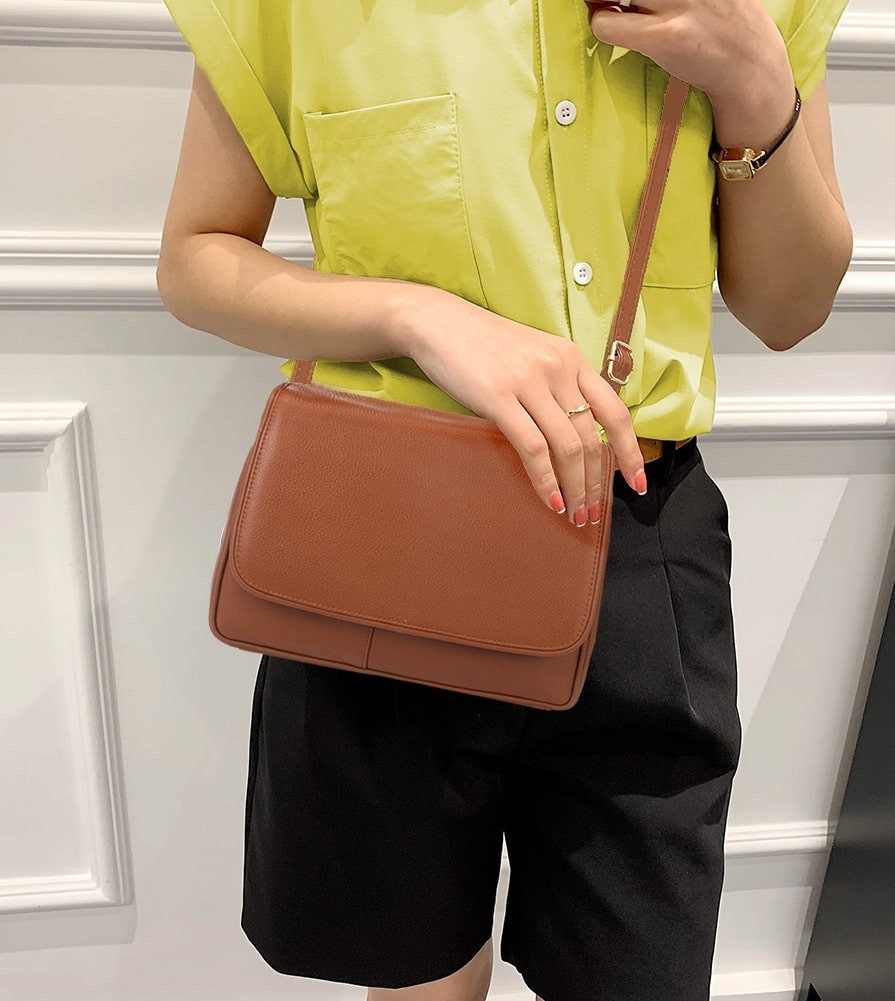 Alessandro Salvatore Handtasche Leder Damen mittel klein Lederhandtasche, S günstig online kaufen