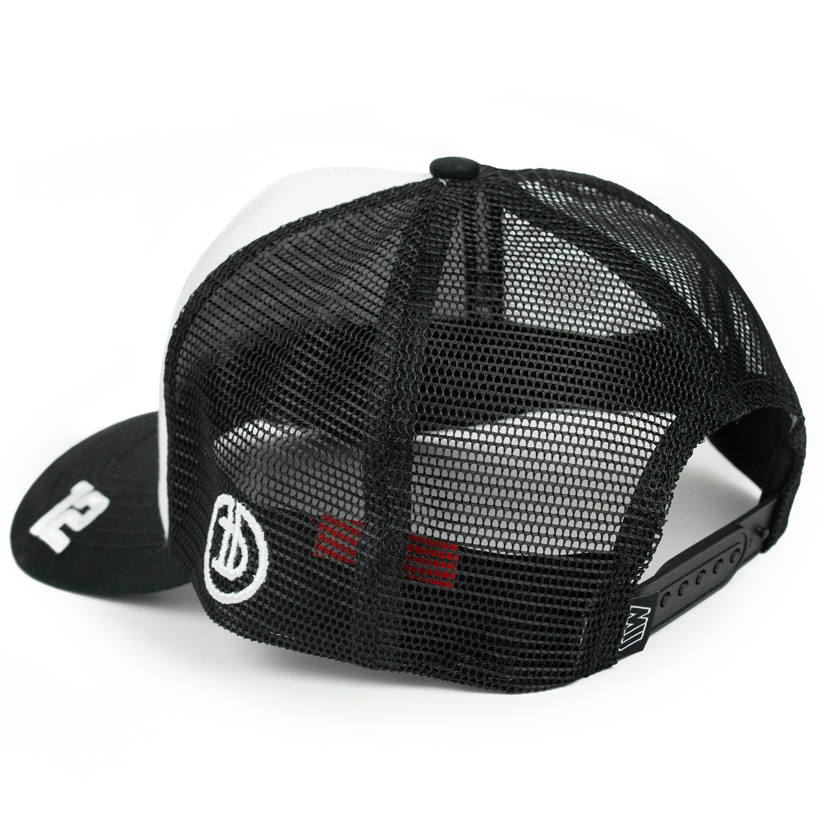 Weber GmbH Trucker Cap Weber #Werkeholics x Max Nagl Mesh Baseball Cap schwarz/weiß (1-St) basecap, mit 3D-Logostickerei, Schriftzug Max Nagl