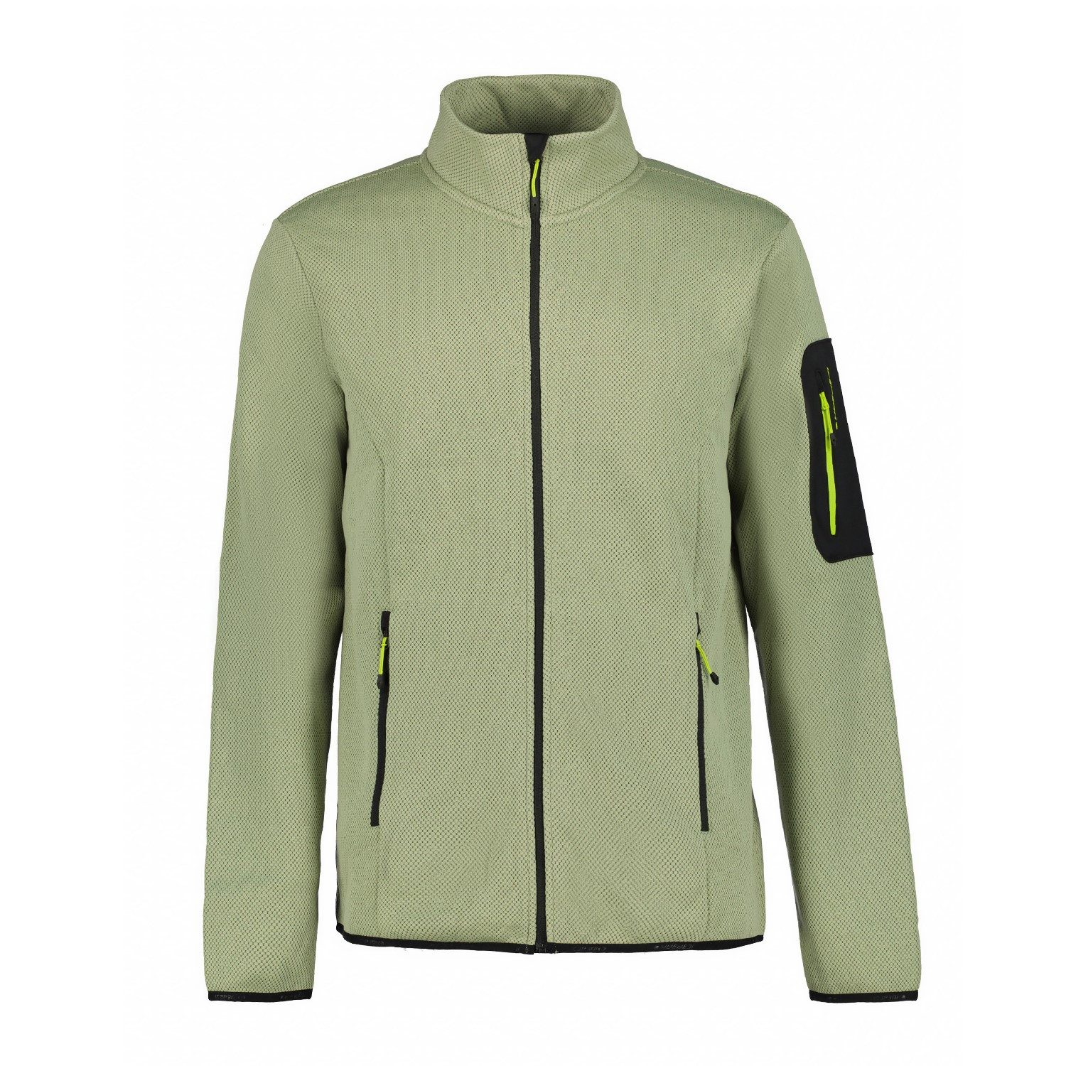 Strickfleecejacke Bredstedt Midlayer Jacke Kapuze
