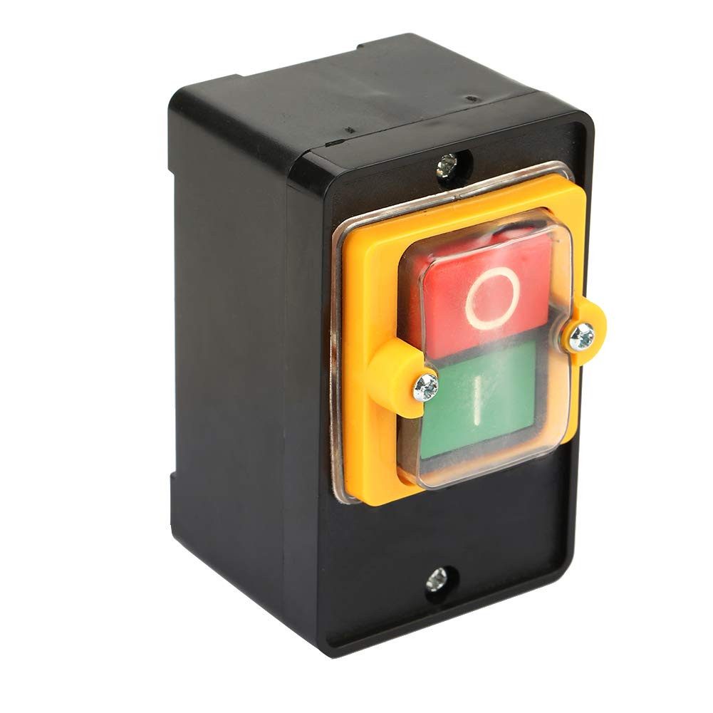 FELIXLEO Lichtschalter Ein Aus Schalter Drucktaste KAO 5H AC 220V 380V 10A Steuerschalter (1-St)