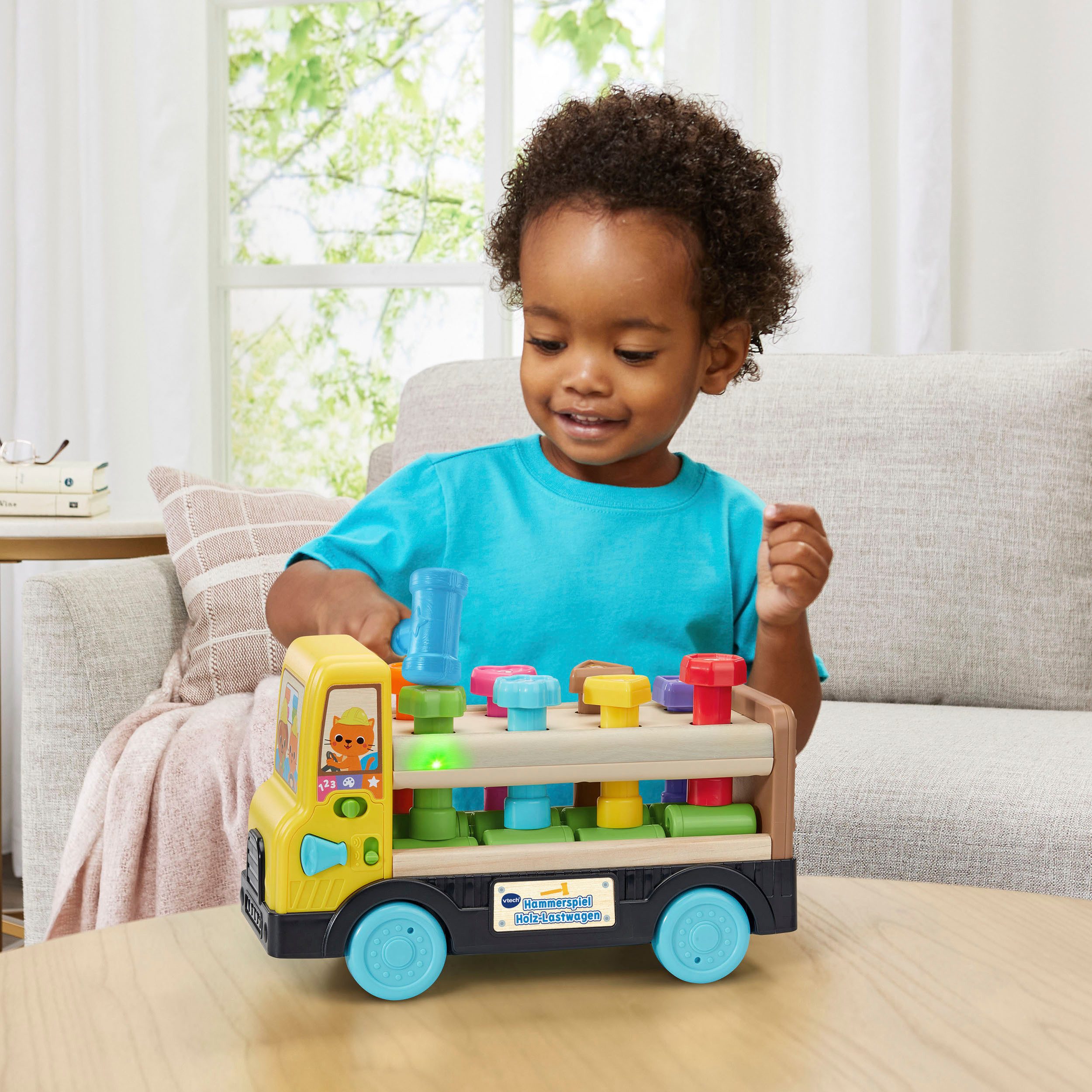 Vtech® Lernspielzeug Hammerspiel Holz-Lastwagen – Bild 2 von 4