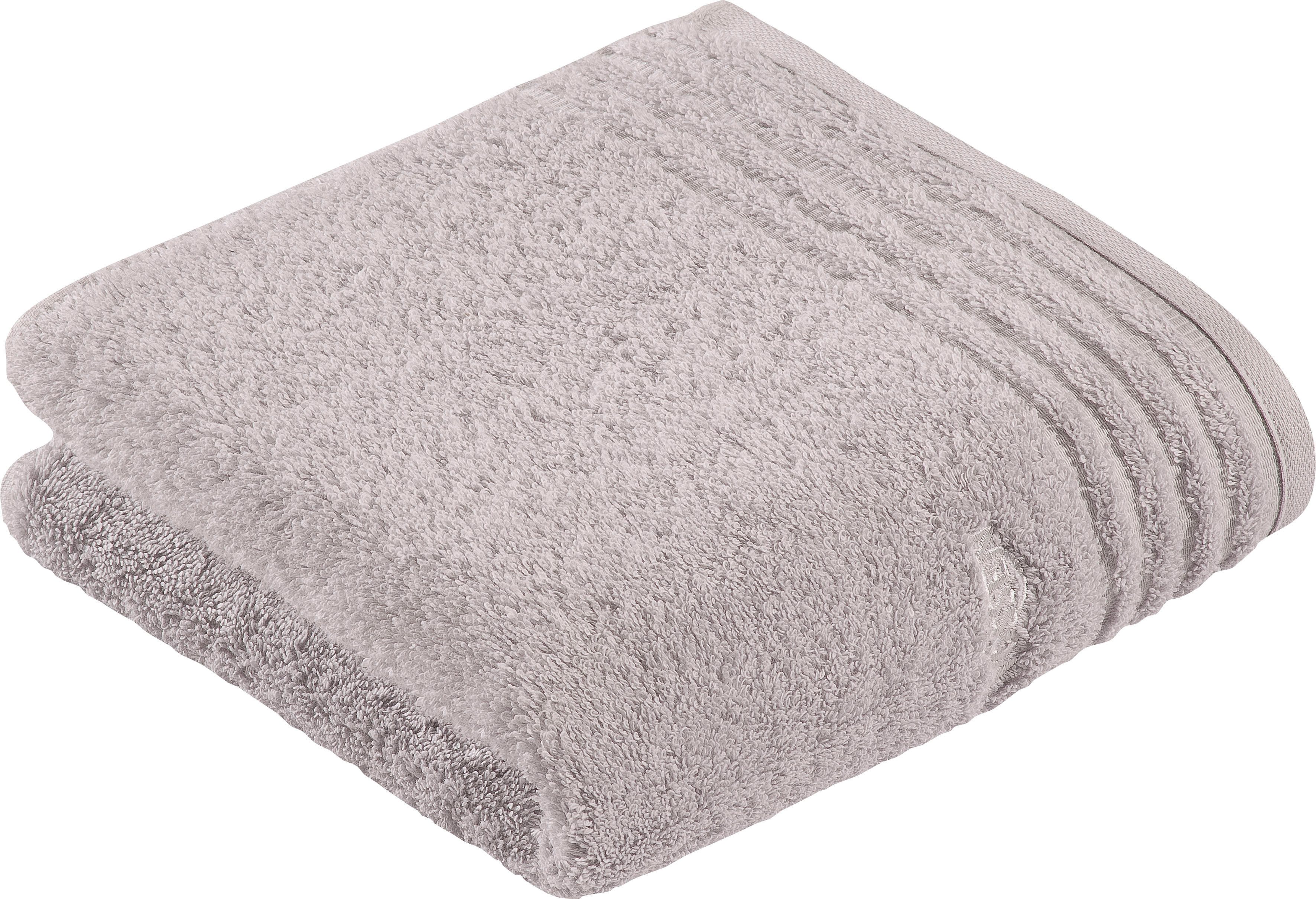 Vossen Handtuch Vienna Style Supersoft, Webfrottier (2-St), Supersoft Baumwolle