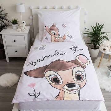 Kinderbettwäsche Bambi, Disney, Renforcé, 2 teilig