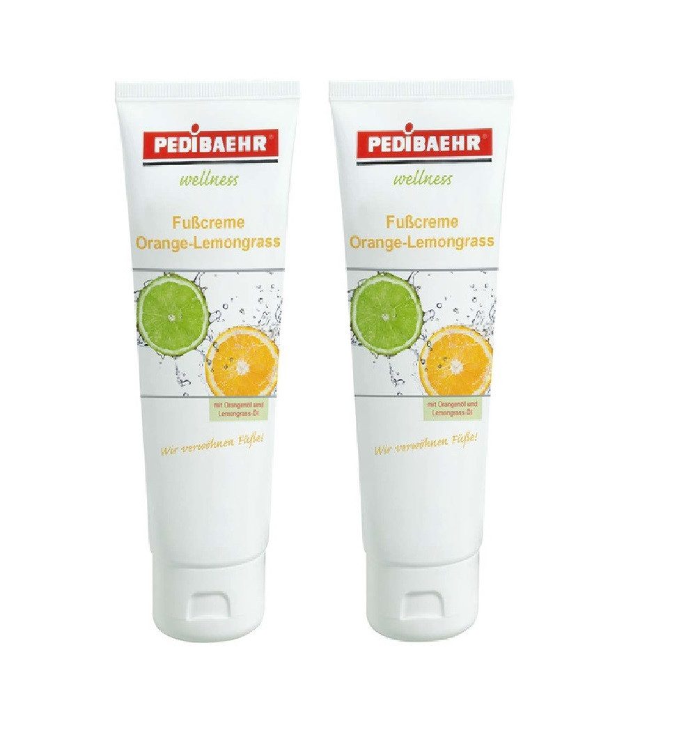 Pedibaehr Fußcreme Orange - Lemongras