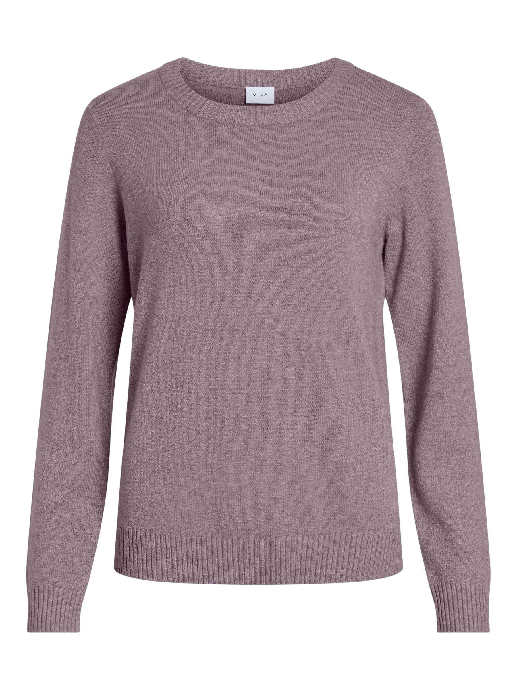 Vila Strickpullover Dünner Rundhals Strickpullover VIRIL günstig online kaufen
