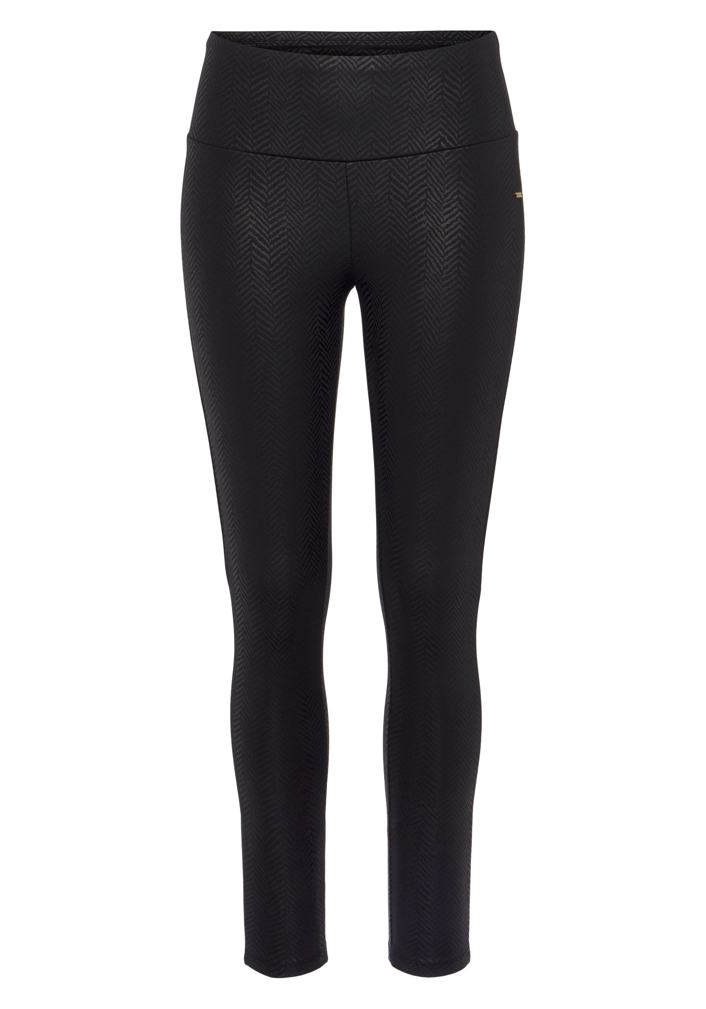 LASCANA Leggings mit schimmerndem Alloverdruck – Bild 2 von 5