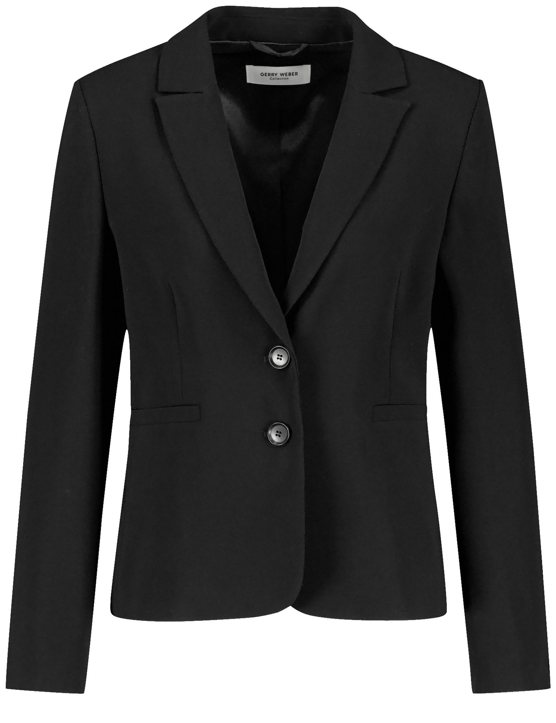 GERRY WEBER Kurzblazer BLAZER LANGARM 11000 SCHWARZ