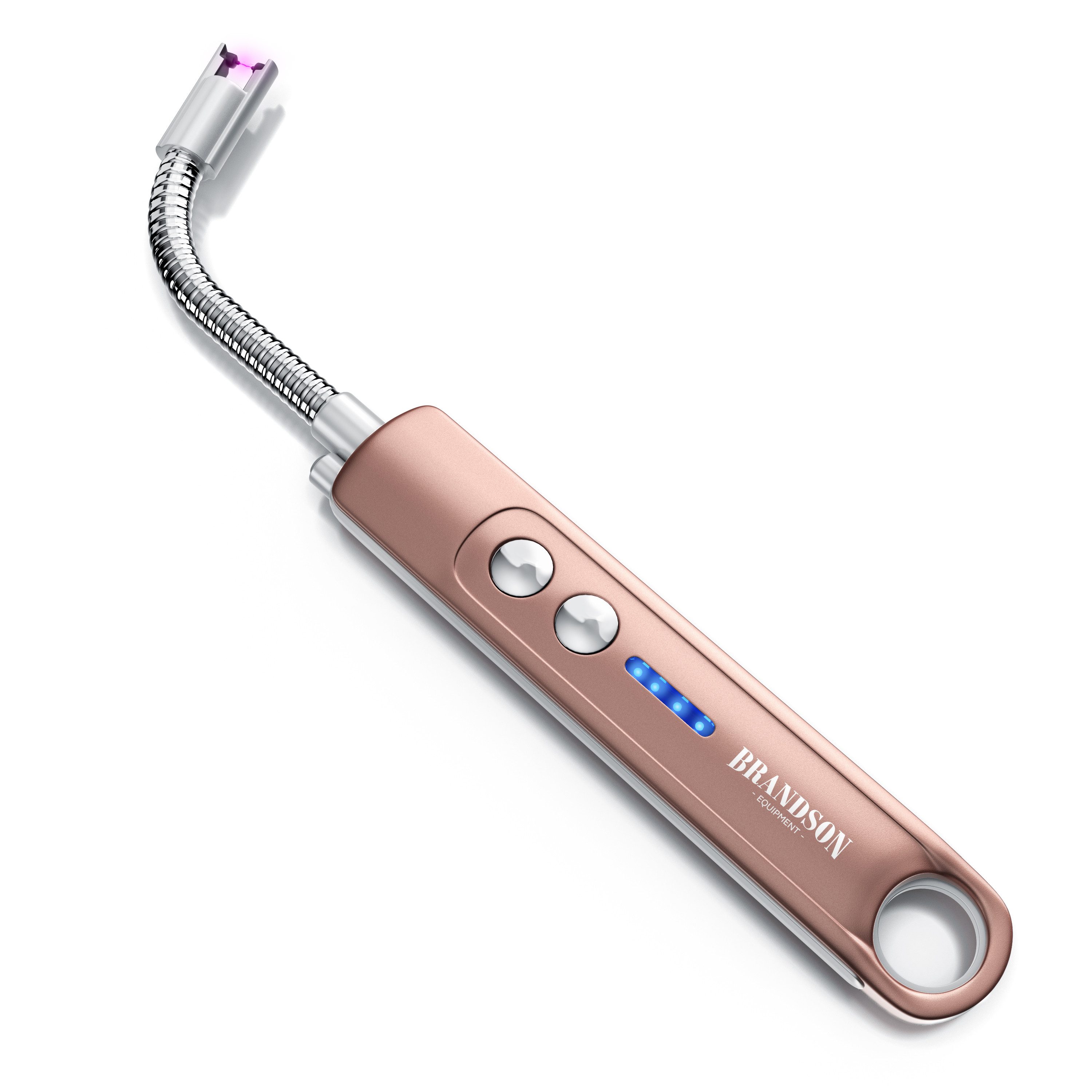 Brandson Feuerzeug elektrisch, Lichtbogen Stabfeuerzeug USB aufladbar (1-St), Kerzenanzünder für Küche, Kerzen, Gasherde, Grill, Kamin
