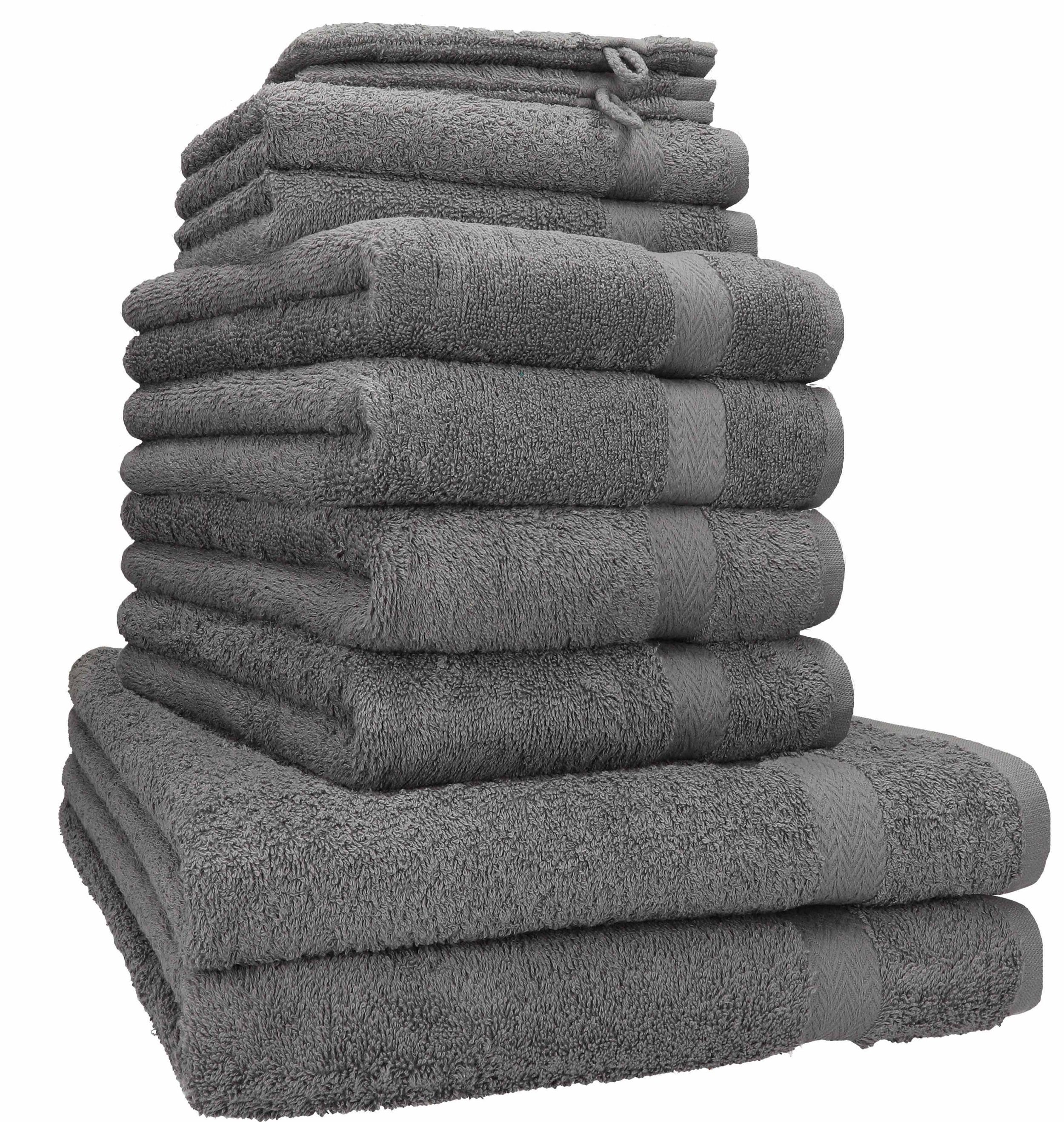 Betz Handtücher 10-teiliges Handtuch Set Premium, 100% Baumwolle (10-St), 4 Handtücher 50x100 cm, 2 Duschtücher 70x140 cm, 2 Gästetücher 30x50