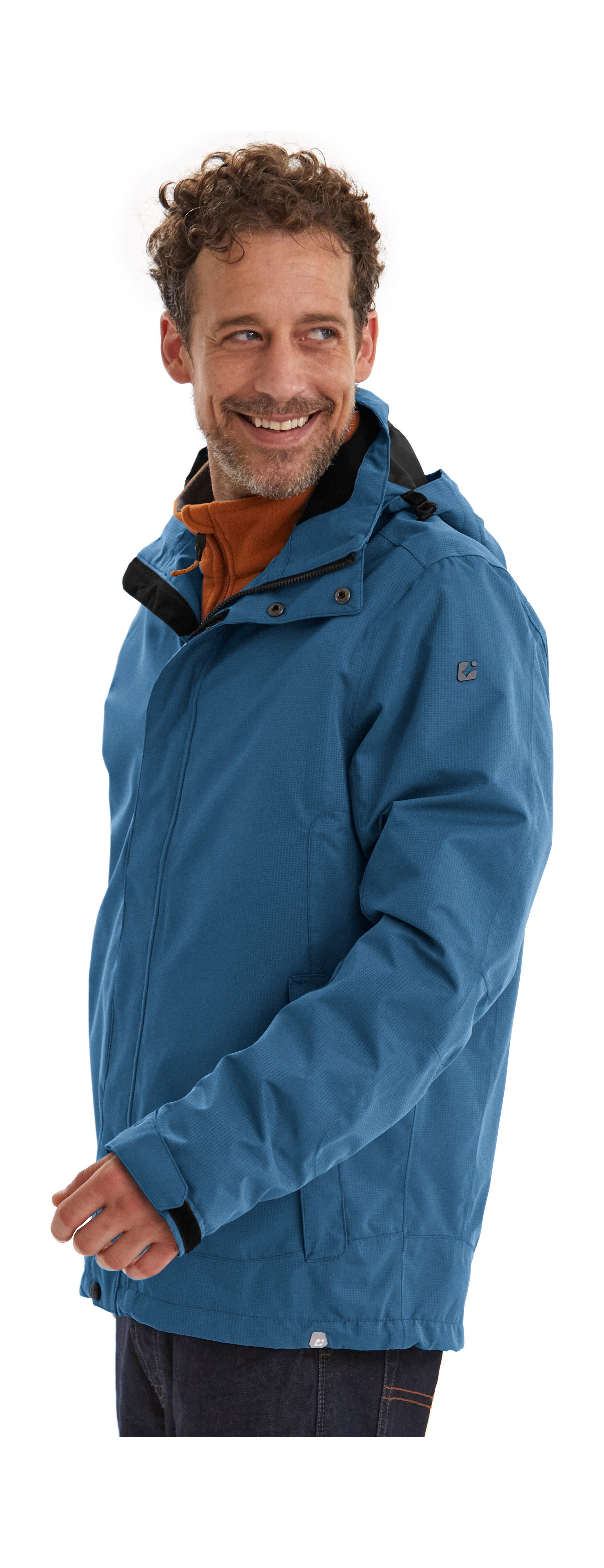 Killtec Outdoorjacke KOS 1 MN JCKT Wind- und wasserdichte Herrenjacke, atmungsaktiv, abnehmbare Kapuze