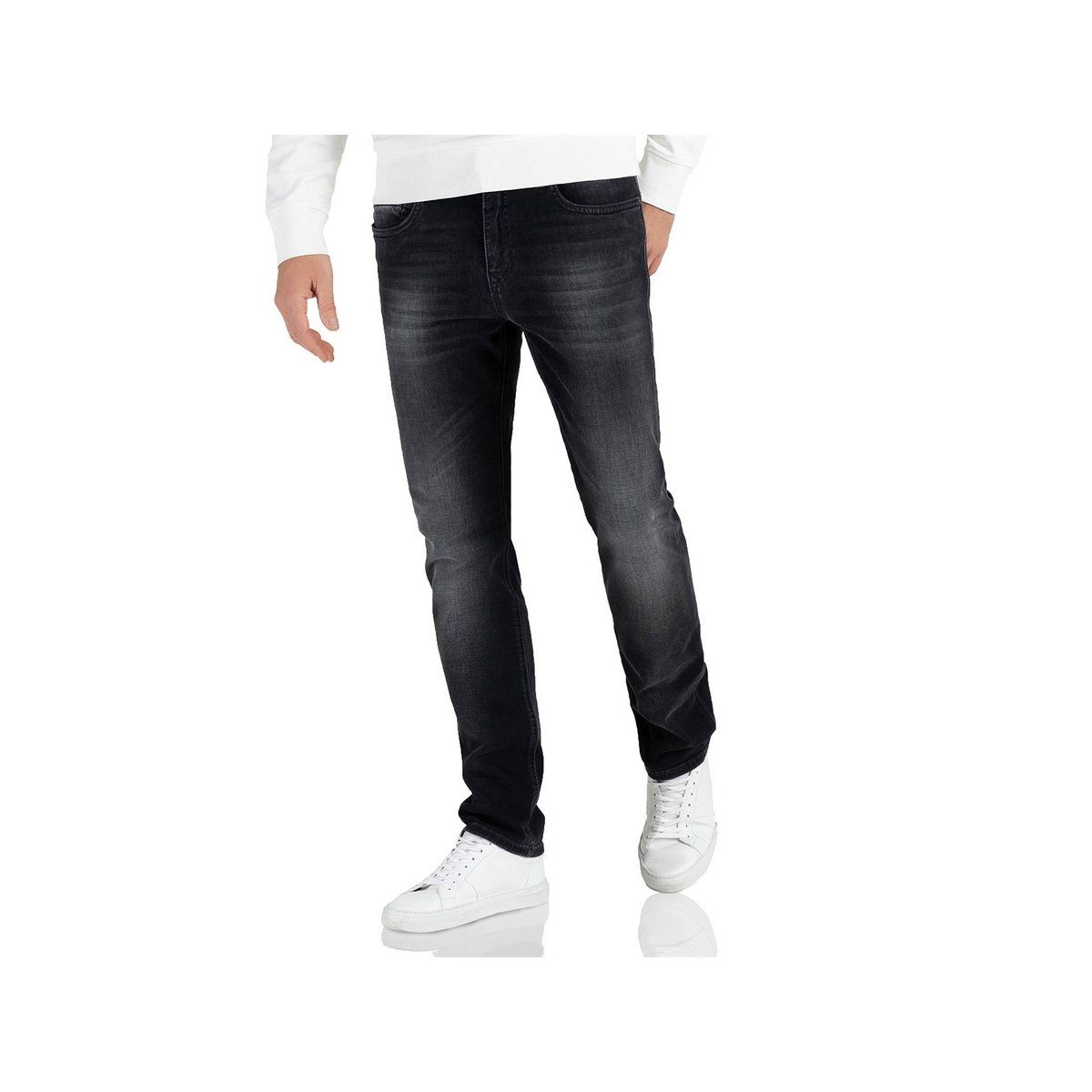 MAC 5-Pocket-Jeans (1-tlg) schwarz