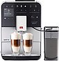 Melitta Kaffeevollautomat Barista TS Smart® F850-101, silber, 21 Kaffeerezepte & 8 Benutzerprofile, 2-Kammer Bohnenbehälter, Bild 3