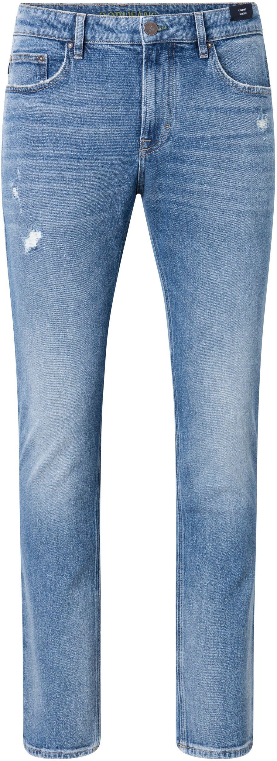 Jeans mit Joop 3D-Logo Straight-Jeans Badge auf Mitch