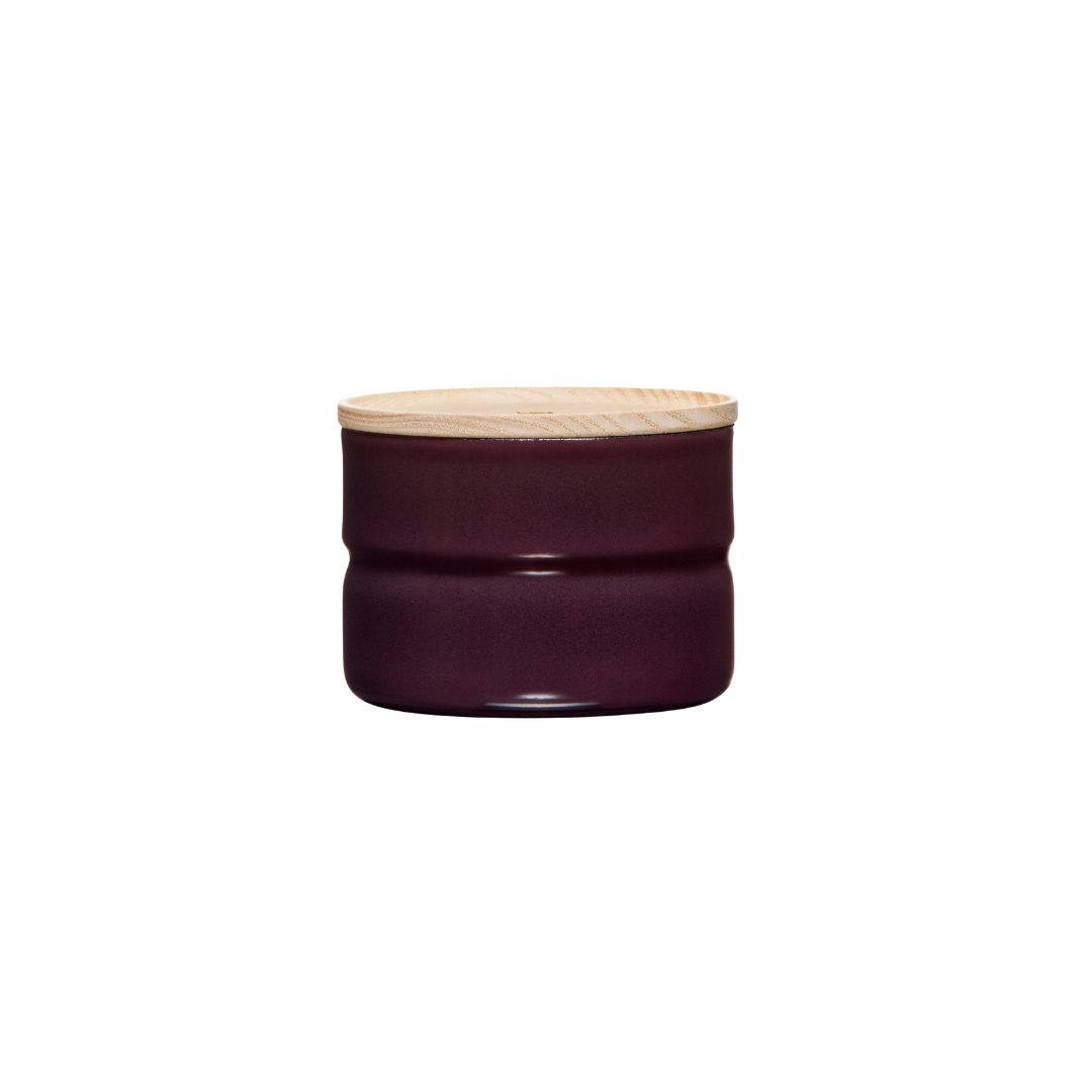 Riess Vorratsdose Vorratsdose mit Eschenholzdeckel 230ml Violett