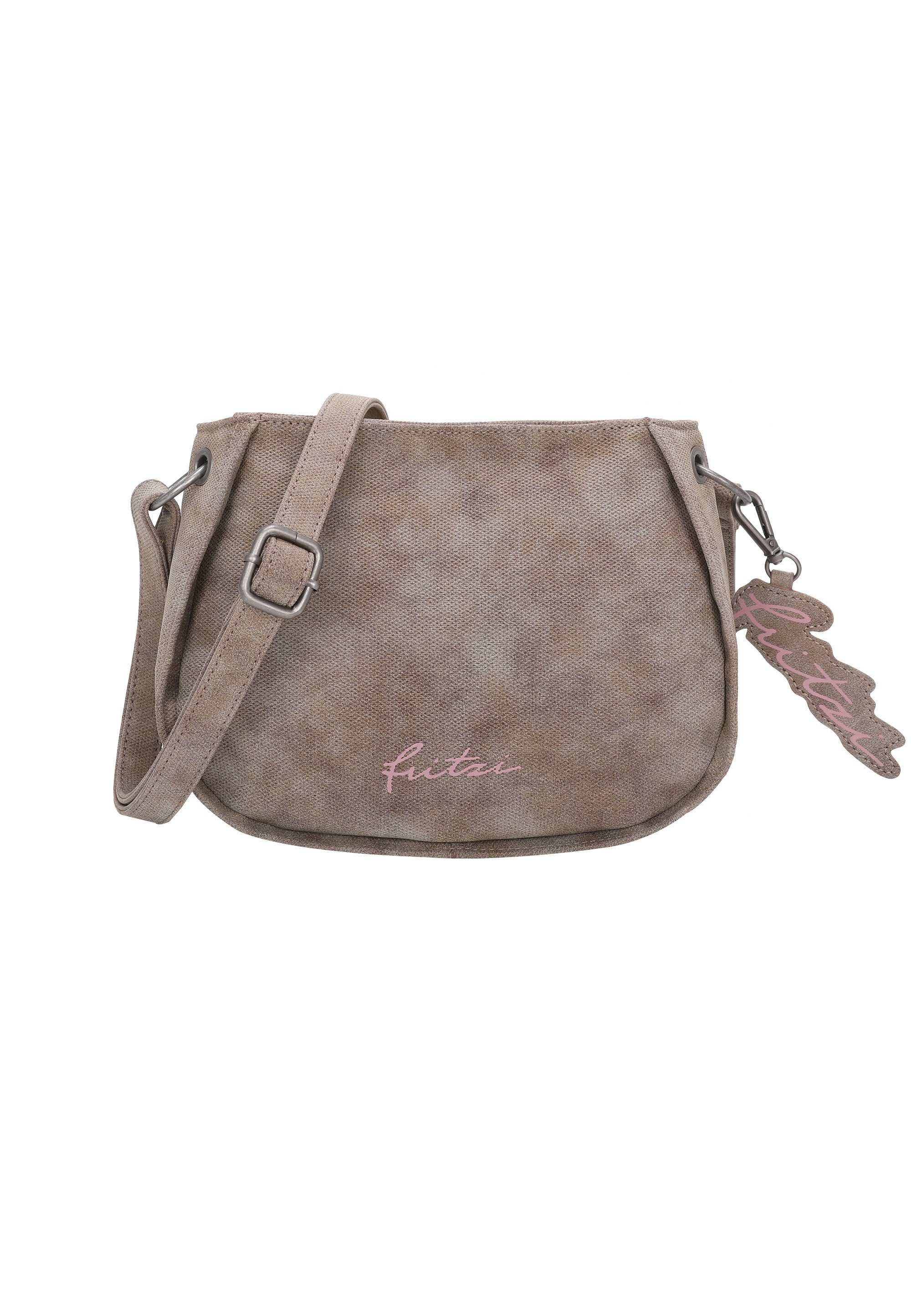Fritzi aus Preußen Schultertasche Aeny03, mit abnehmbarem Logoanhänger