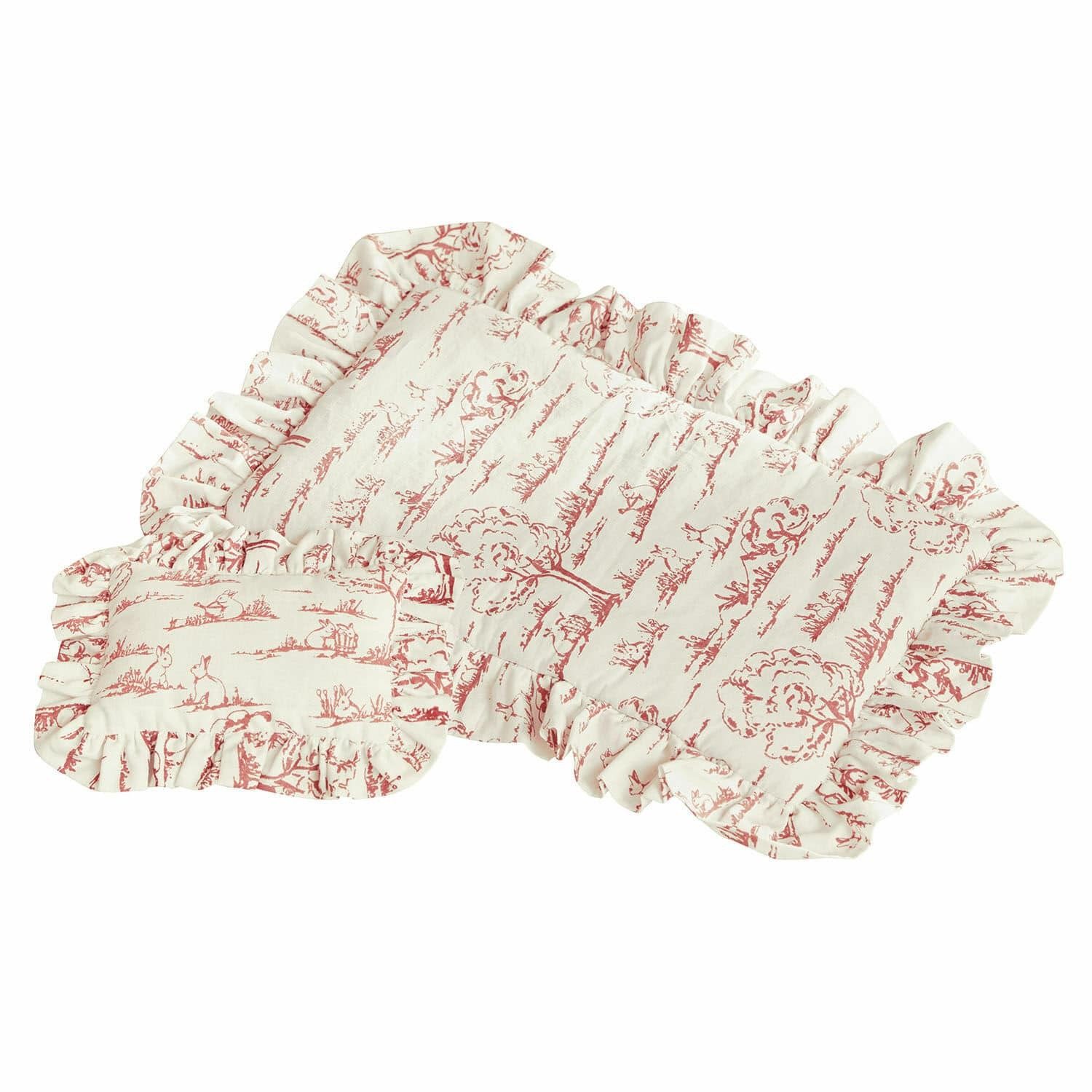 Mirabeau Puppen Bettwäsche Puppenbettwäsche Fleurine creme/rot günstig online kaufen