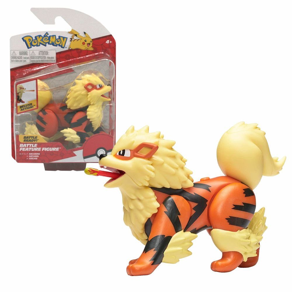POKÉMON Spielfigur Battle Feature Spiel-Figur Pokemon bewegliche Deluxe Action Figur