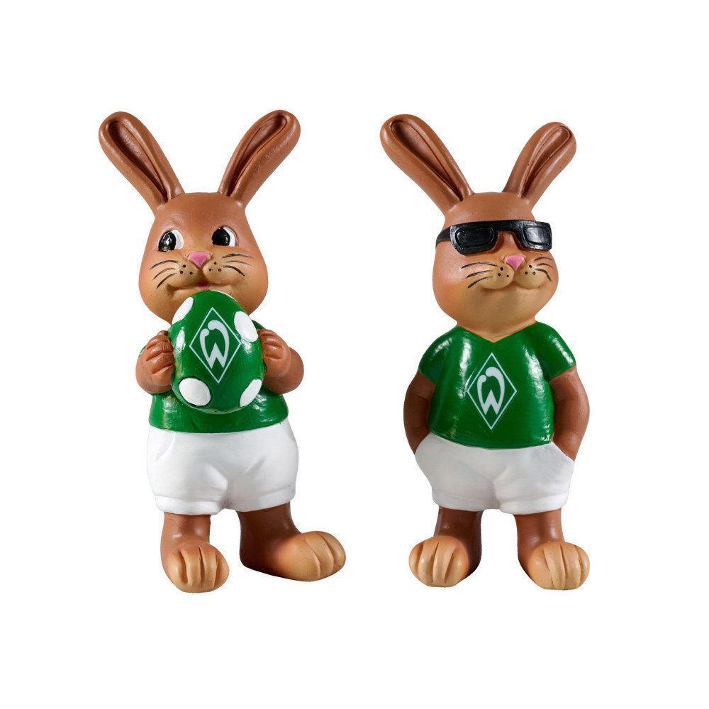 Werder Bremen Dekofigur Werder Bremen Osterfiguren Ostern Hasen 2er-Set