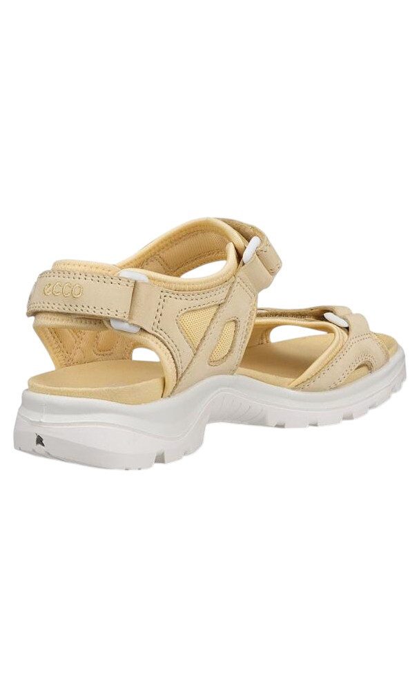 Ecco Yucatan Leder beige/weiss Damen Sandale – Bild 5 von 5