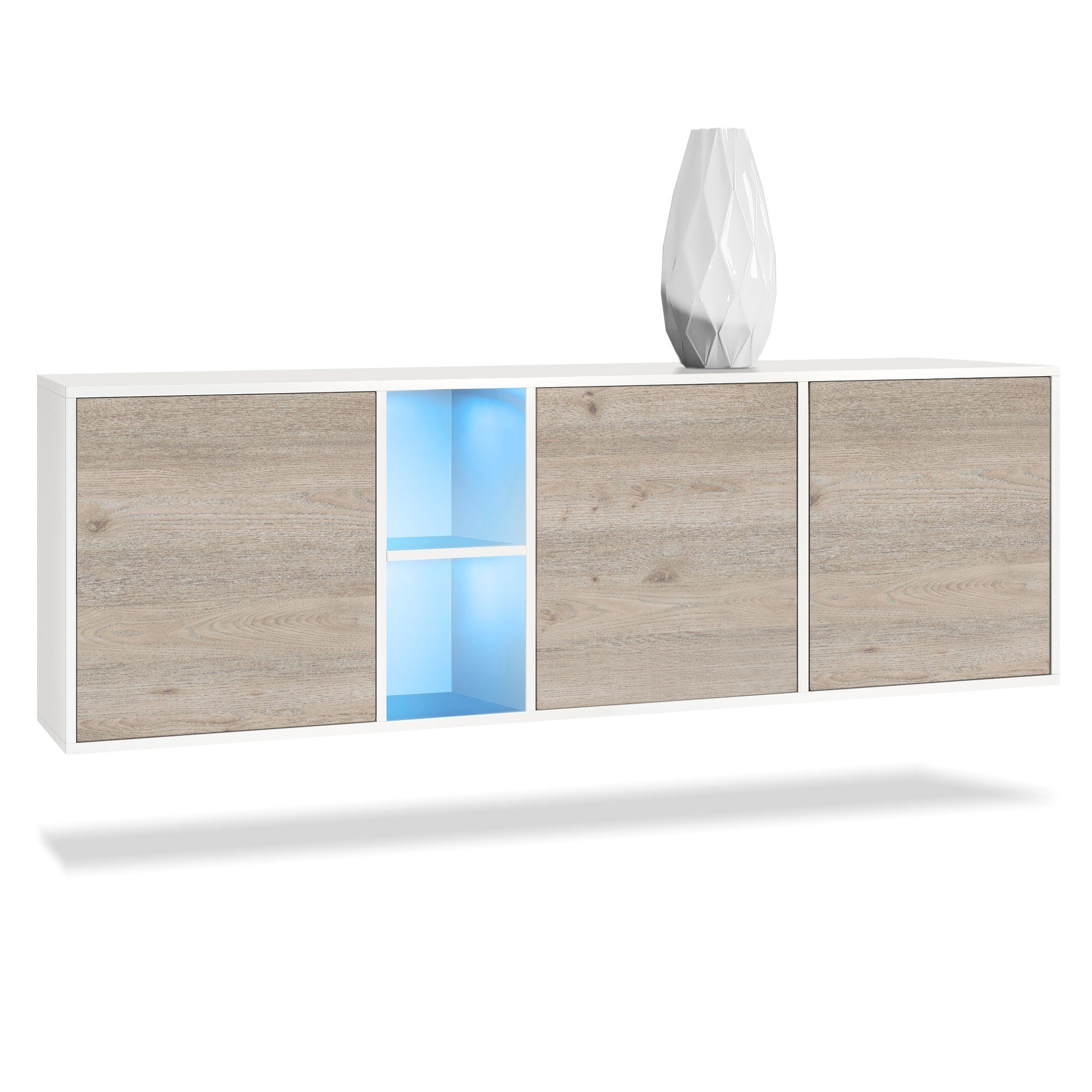 Vladon Sideboard Cuba (Kommode, mit 3 günstig online kaufen