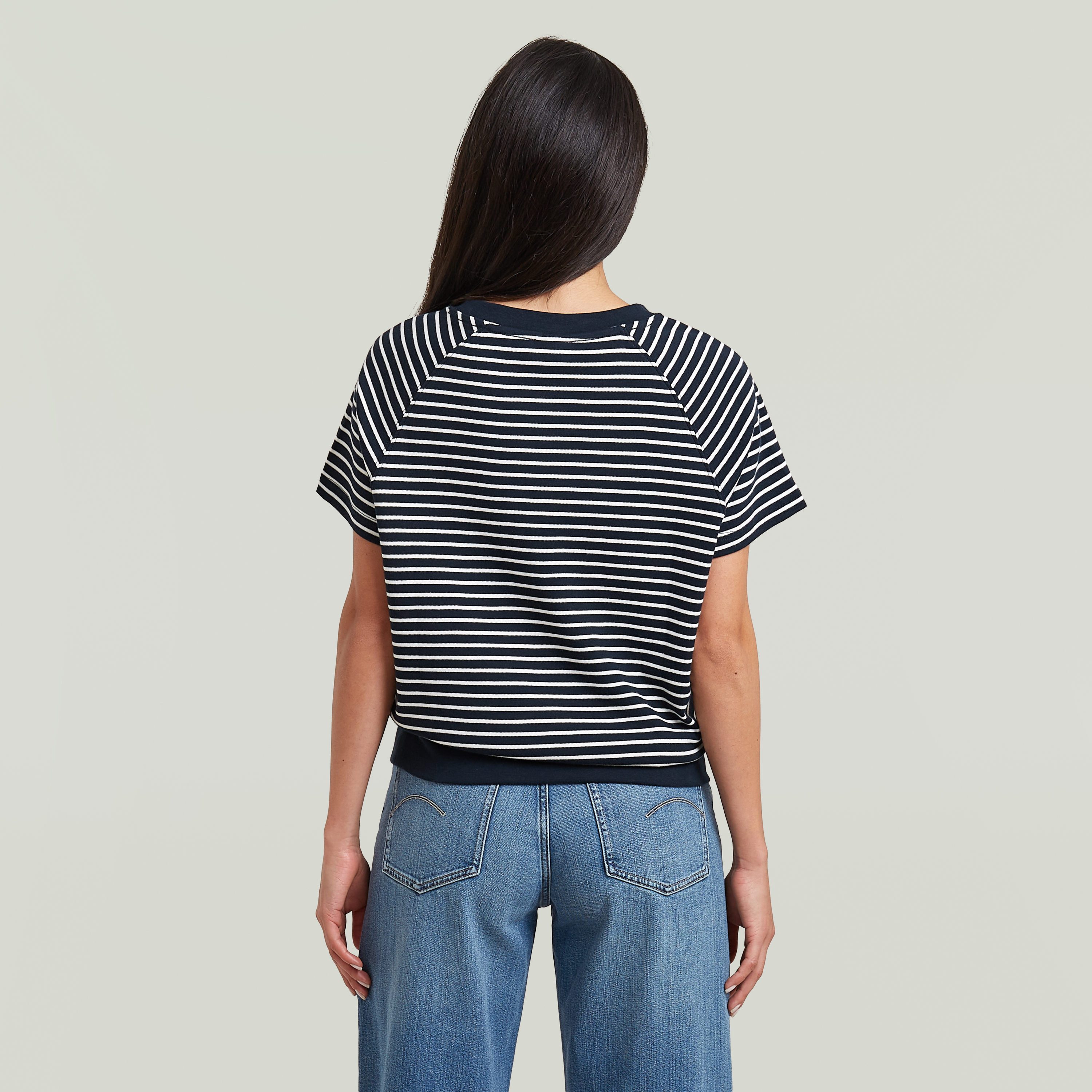 G-STAR T-Shirt Raglan Rundhalsform, mit angesetztem Bündchen günstig online kaufen