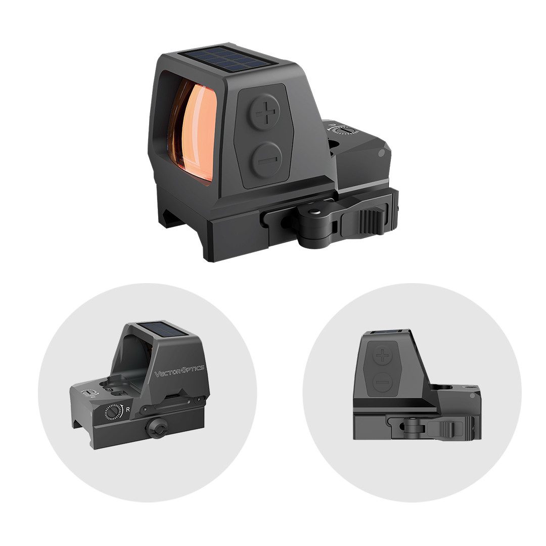 Vector Optics Punktvisieraufsatz Vector Optics SCRD-SM44 Frenzy Plus 1x22x32 Red Dot Sight Solar Power
