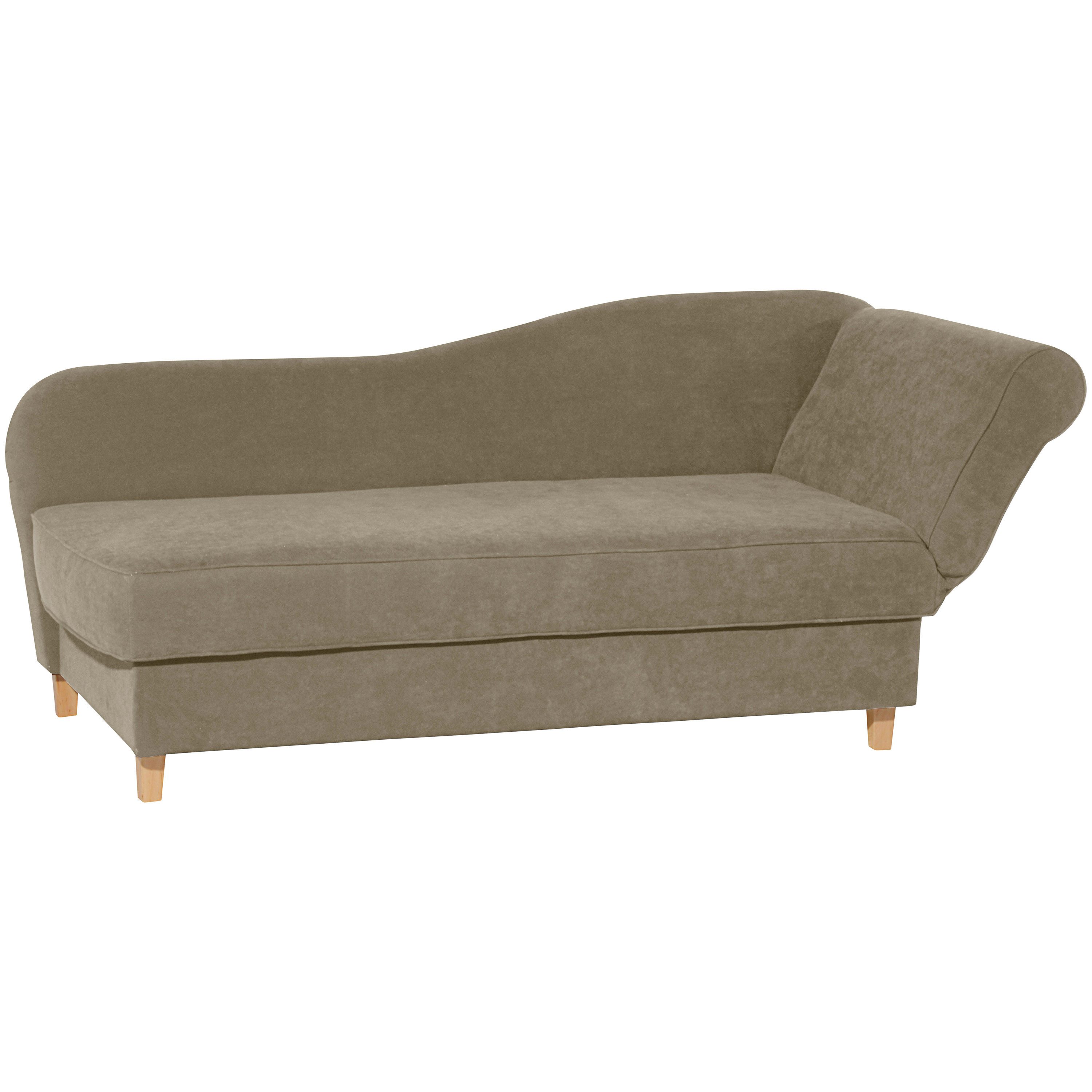 Max Winzer® Recamiere Selma, mit Armteil rechts klappbar, Federkern, Bettkasten, Bettfunktion