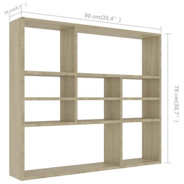 möbelando Wandregal 3002642, LxBxH: 16x90x78 cm, in Sonoma-Eiche