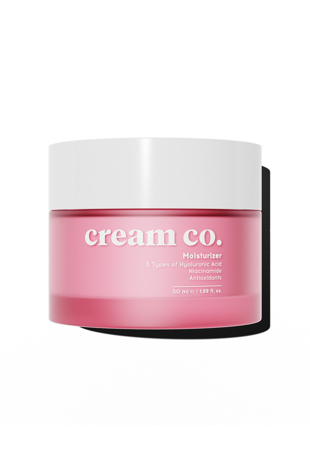 Gesichtspflege Cream Co. 50ml Moisturiser für alle Hauttypen, Hyaluronsäure, vegan