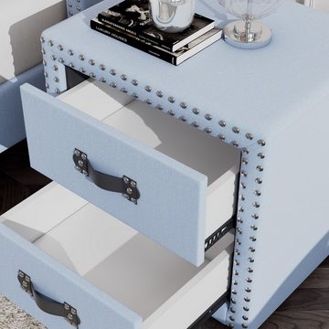 HAUSS SPLOE Polsterbett Nachttisch moderner Sofatisch Beistelltisch mit einer Schublade (0-tlg)