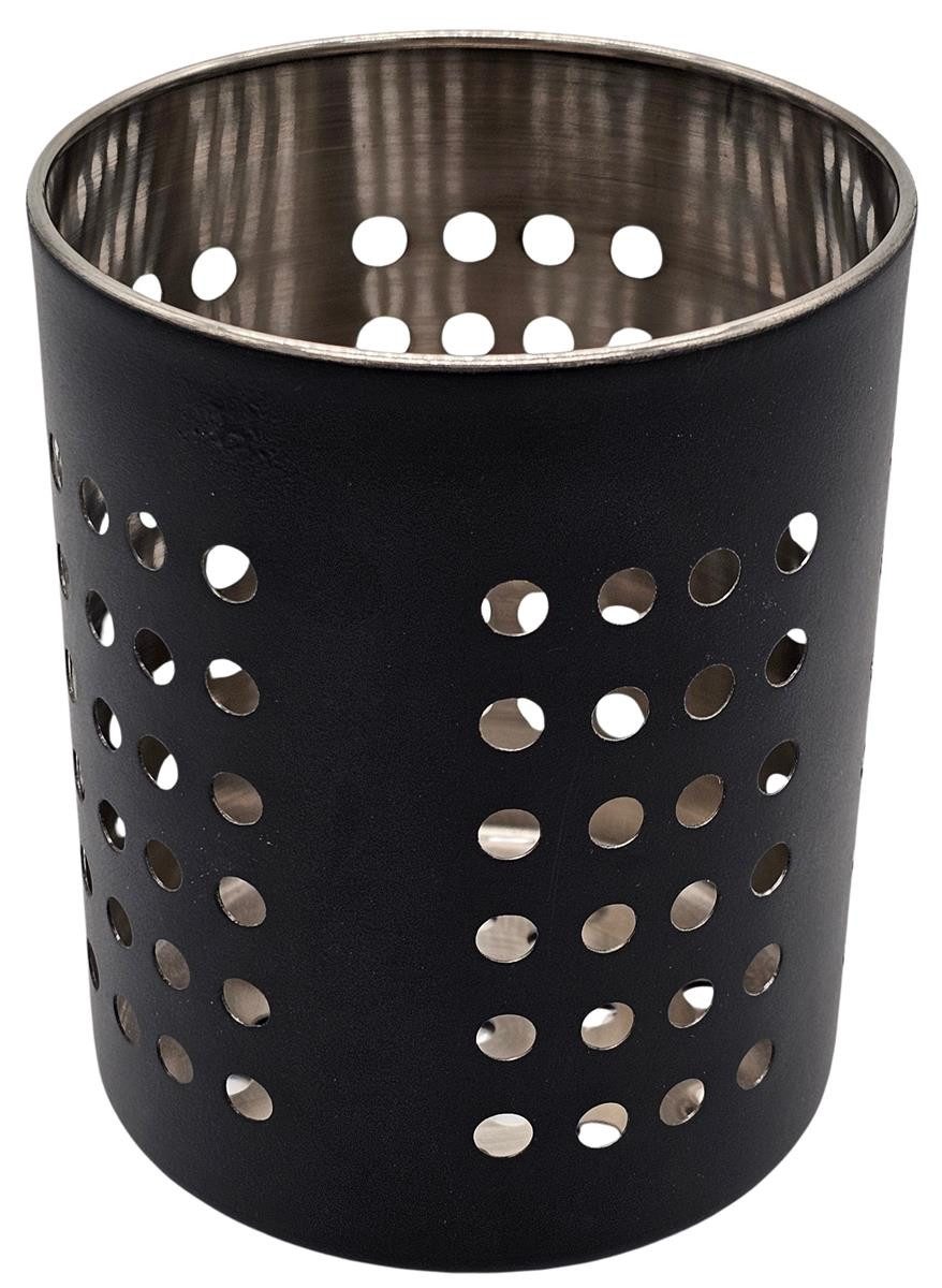 Bambelaa! Besteckkorb Bambelaa! Besteckabtropfgestell Abtropfkorb Edelstahl Silber / Schwarz, (1-tlg)