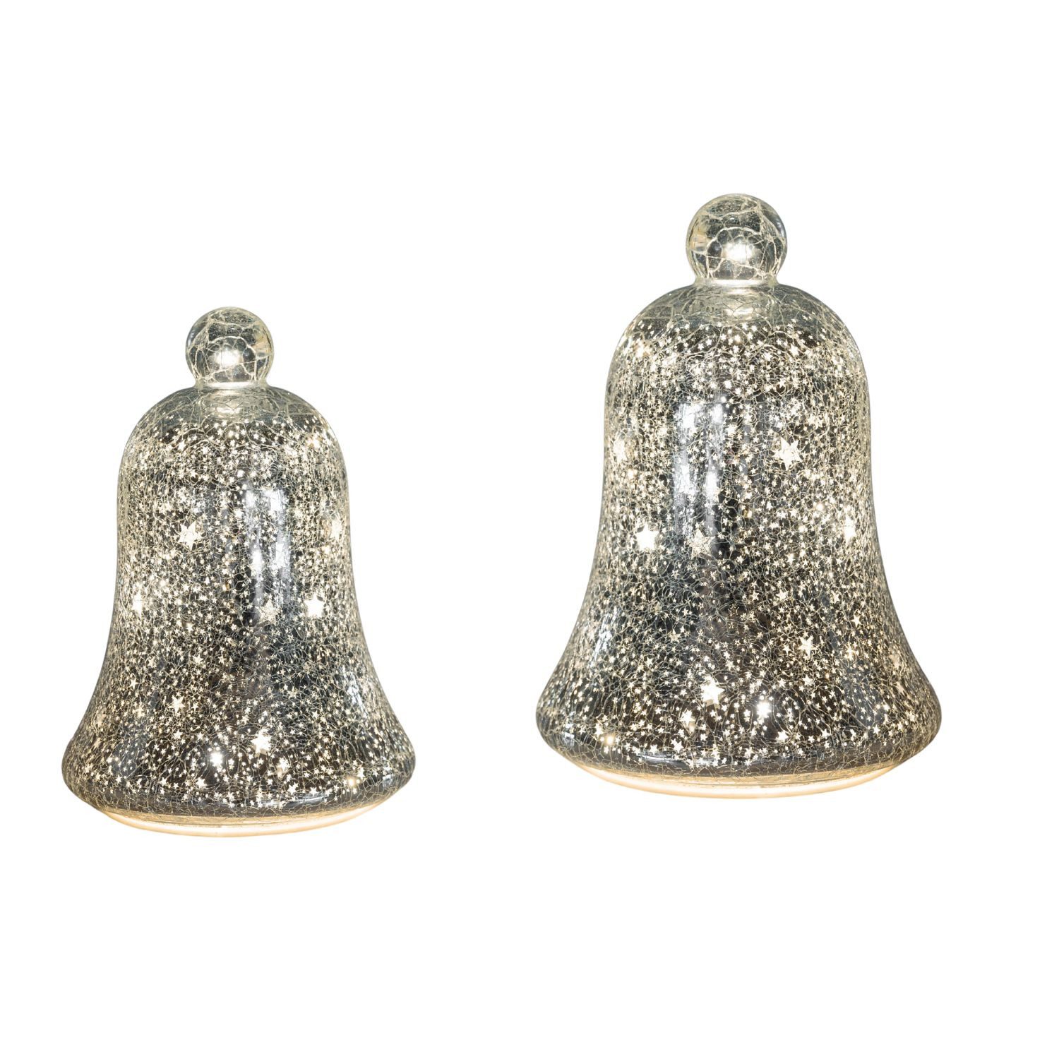 formano LED-Dekofigur Sterne, Mit Timerfunktion, Silber, Motiv: Sterne günstig online kaufen