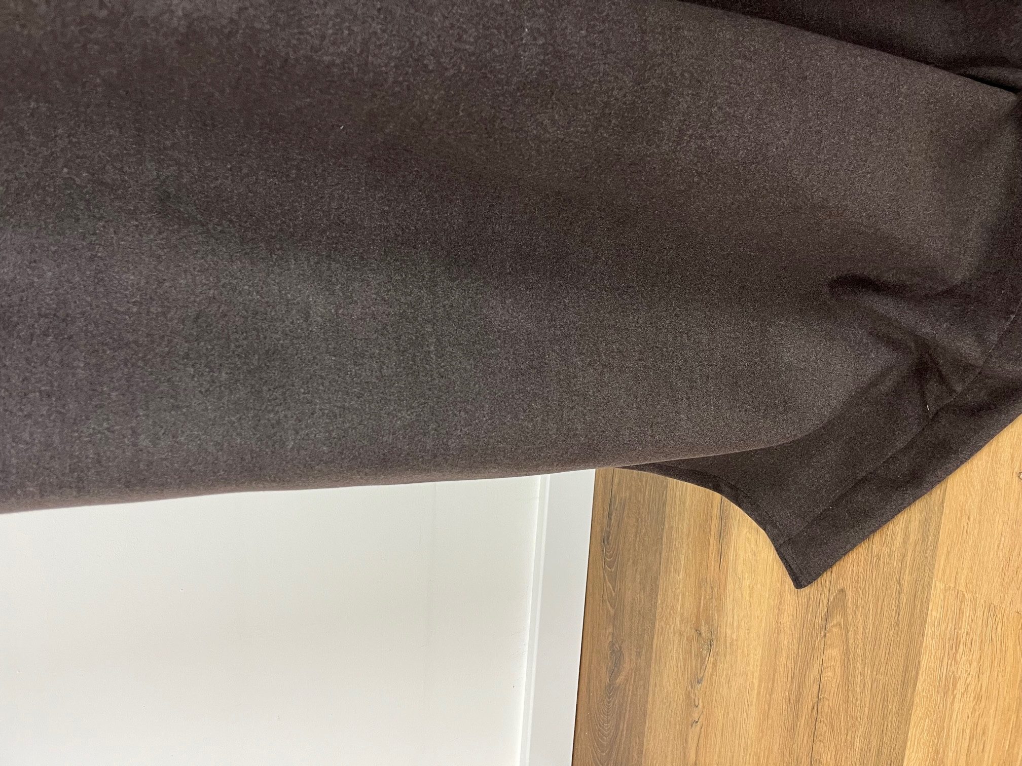 novumfix Vorhang Filzvorhang Softfilz Kälteschutz braun verschiedene Längen günstig online kaufen