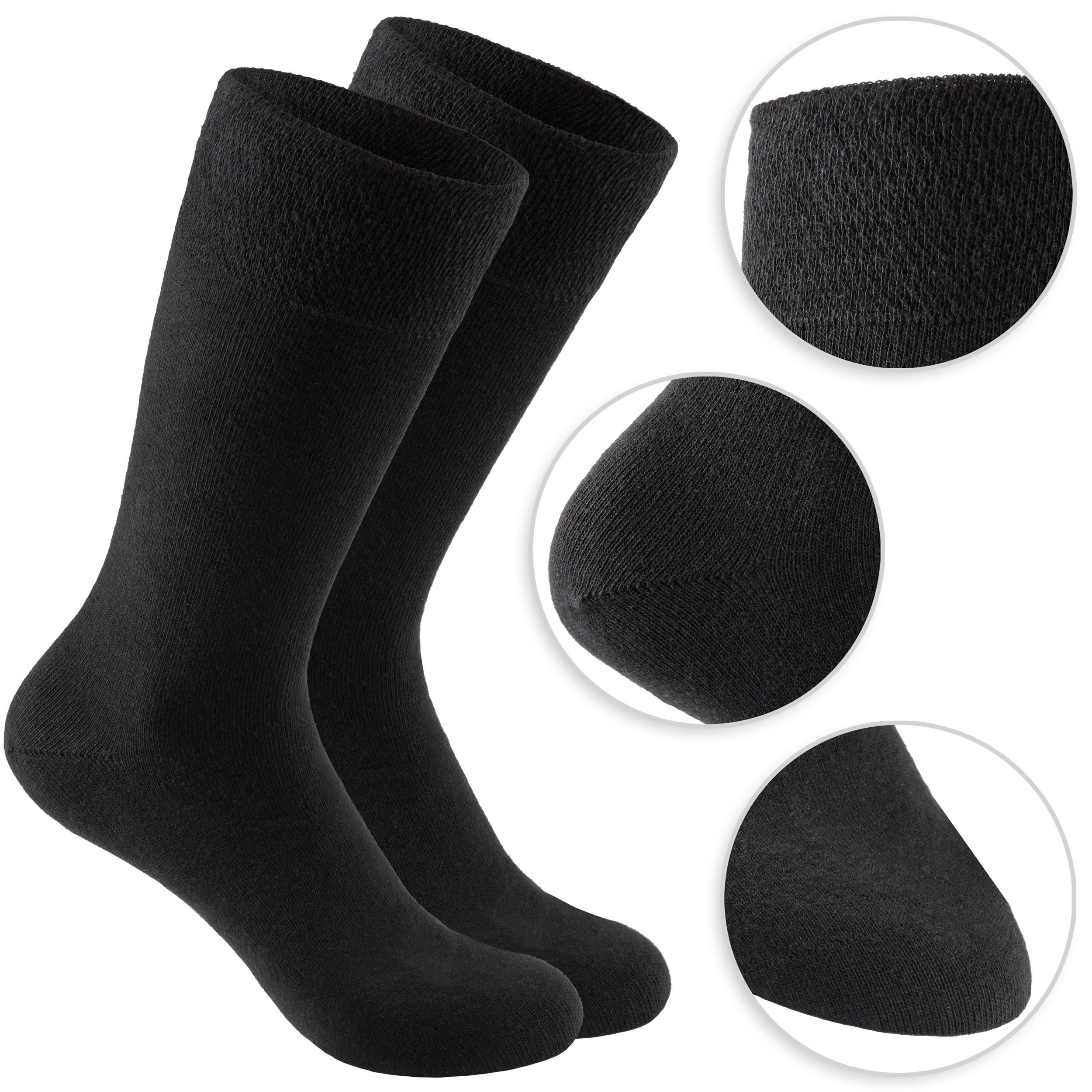 BRUBAKER Businesssocken Herrensocken in Geschenkbox - Komfort & Business Herren Socken (Großes Socken-Set, 10-Paar) Baumwollsocken Fein und Weich
