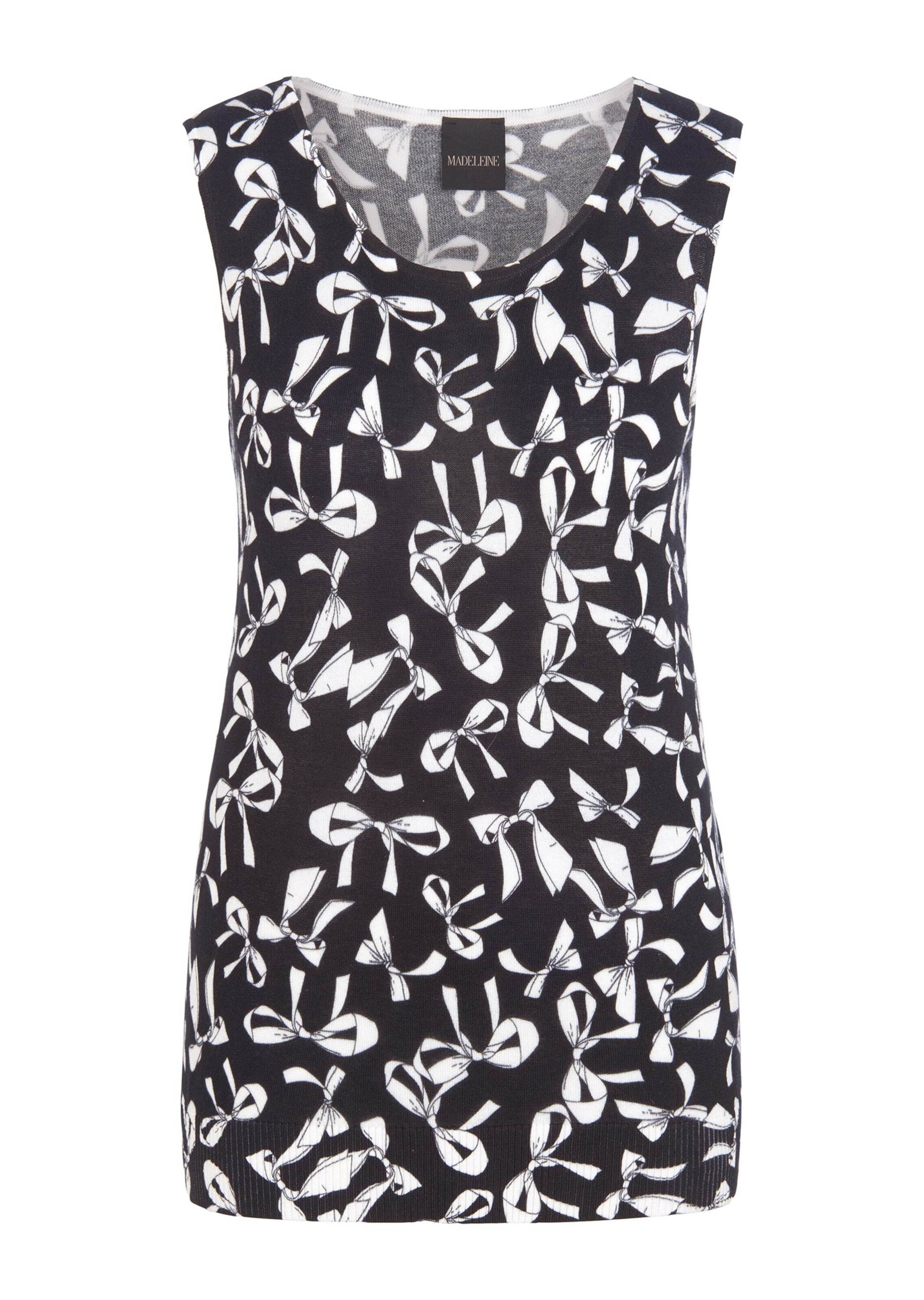 MADELEINE Strickpullover Stricktop mit Schleifen