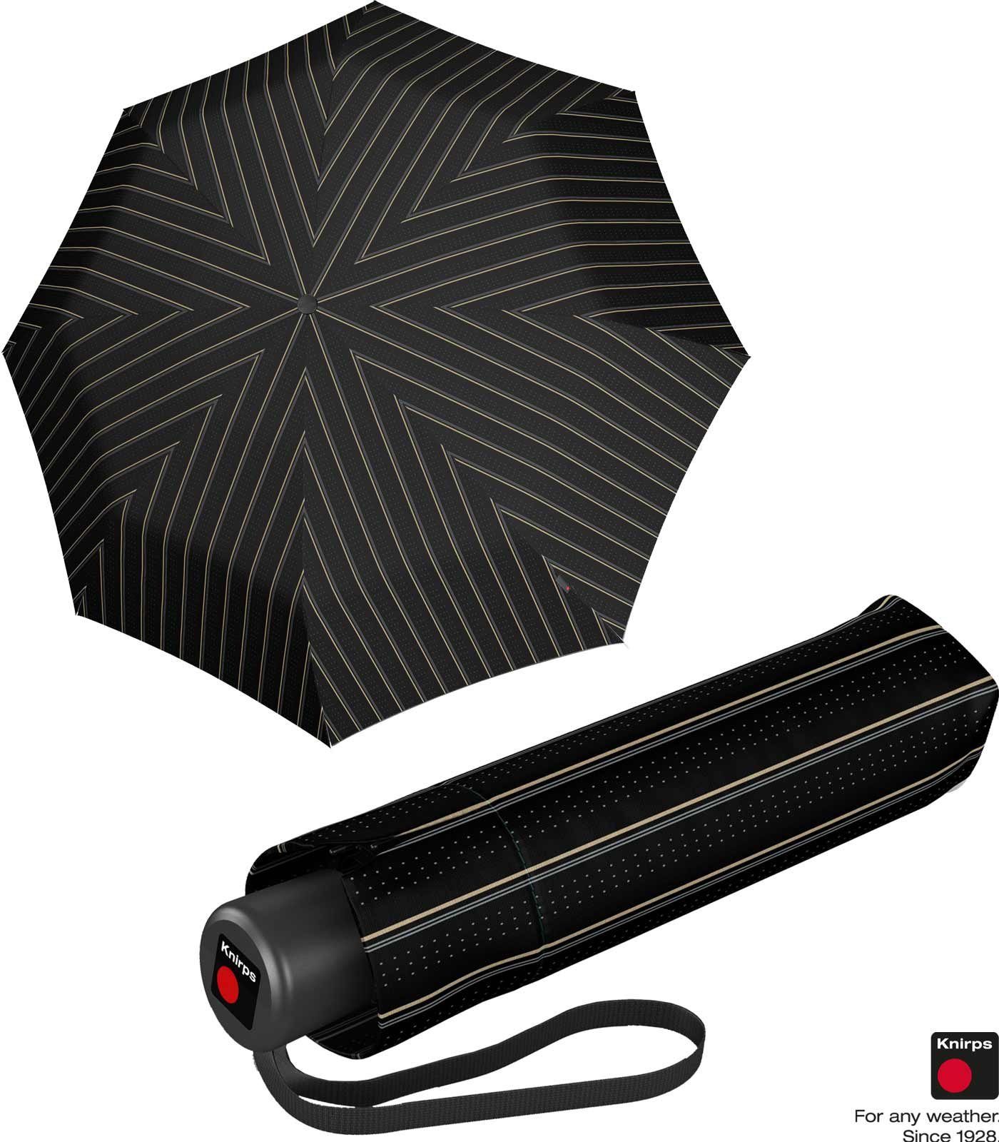 Knirps® Taschenregenschirm A.050 2Move, Manual schwarz - Medium stabil leicht und