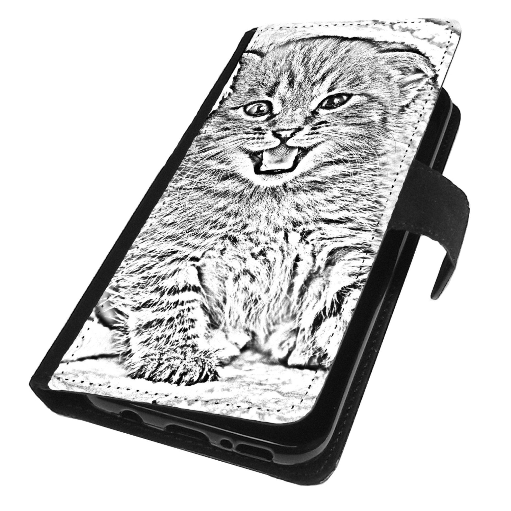 Handyhülle MOTIV 356 Katze Handy Hülle für Samsung Galaxy iPhone Xiaomi Google 5G