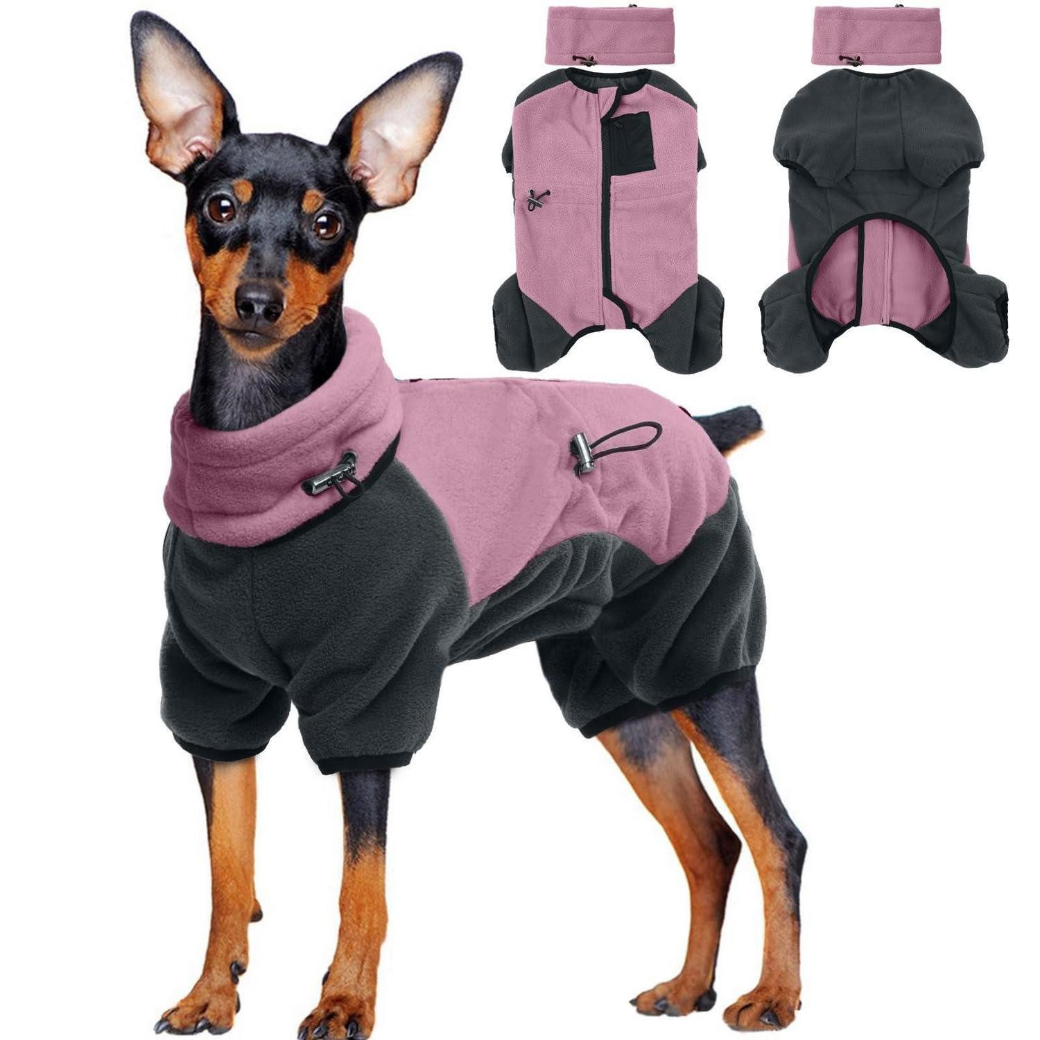 LuxusKollektion Hundepullover Hundepullover Fleece Rosa S