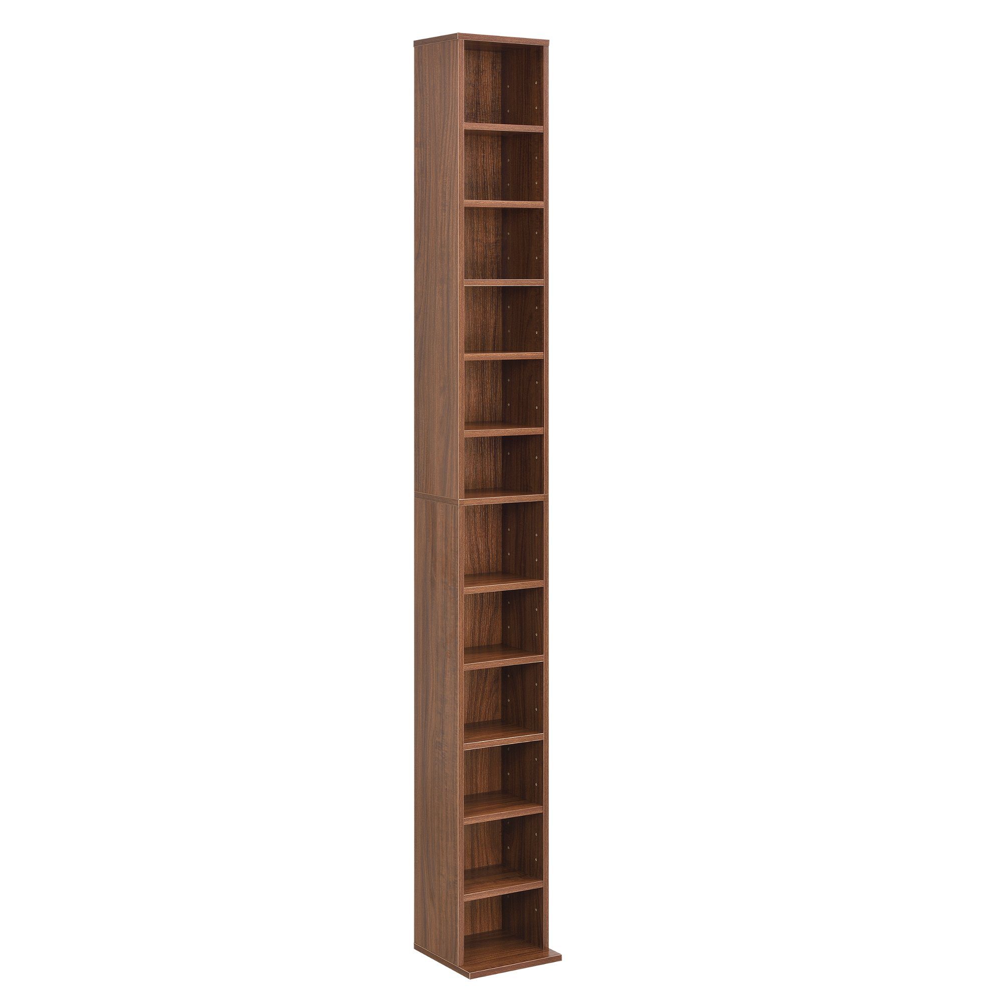 en.casa CD-Regal, »Tynset« 175x20x20 cm Standregal günstig online kaufen