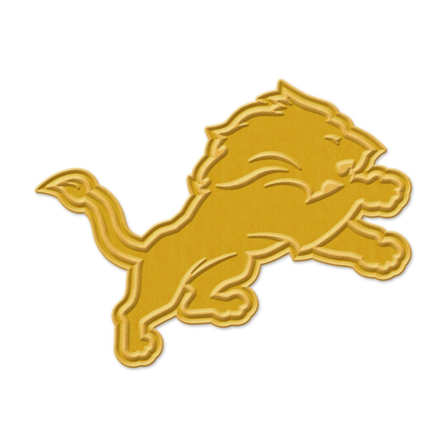 WinCraft Pins Universal Schmuck Caps PIN GOLD NFL Teams Detroit Lions