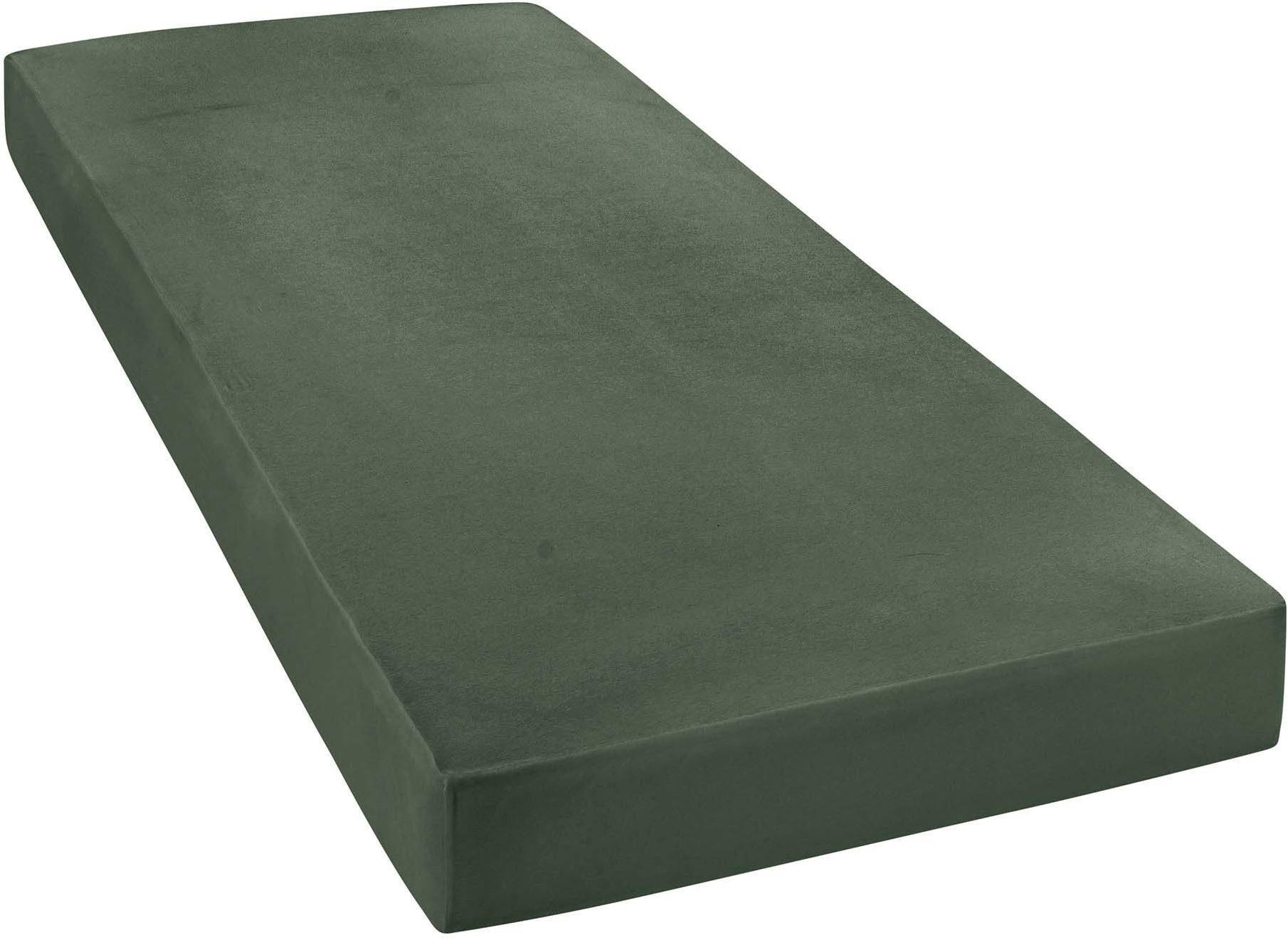 Janine Spannbettlaken ELASTIC 5002, Jersey-Elasthan, Gummizug: rundum, (1 S günstig online kaufen