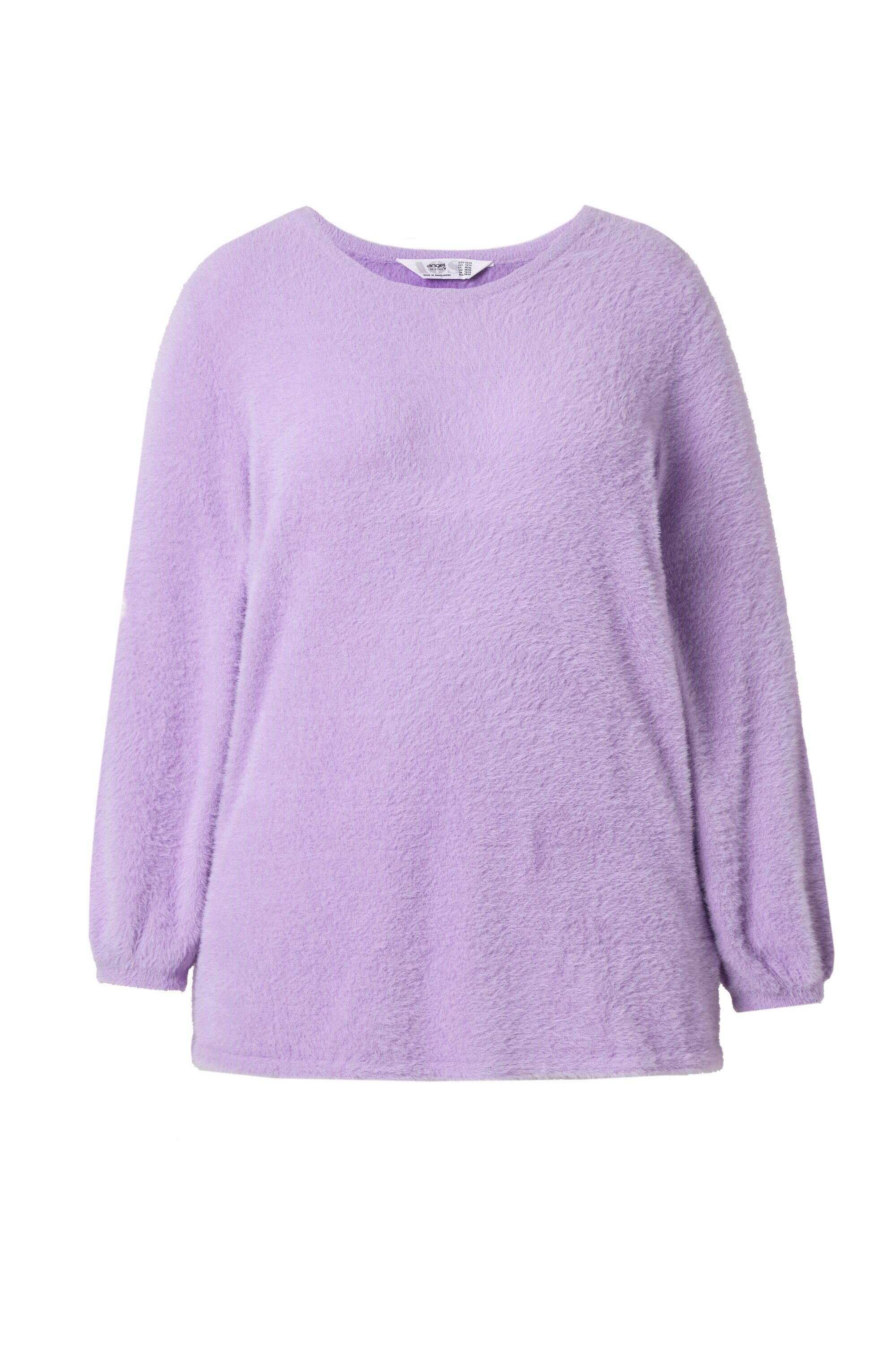 Strickpullover Pullover Straight Fit Fancystrick Ballonärmel
