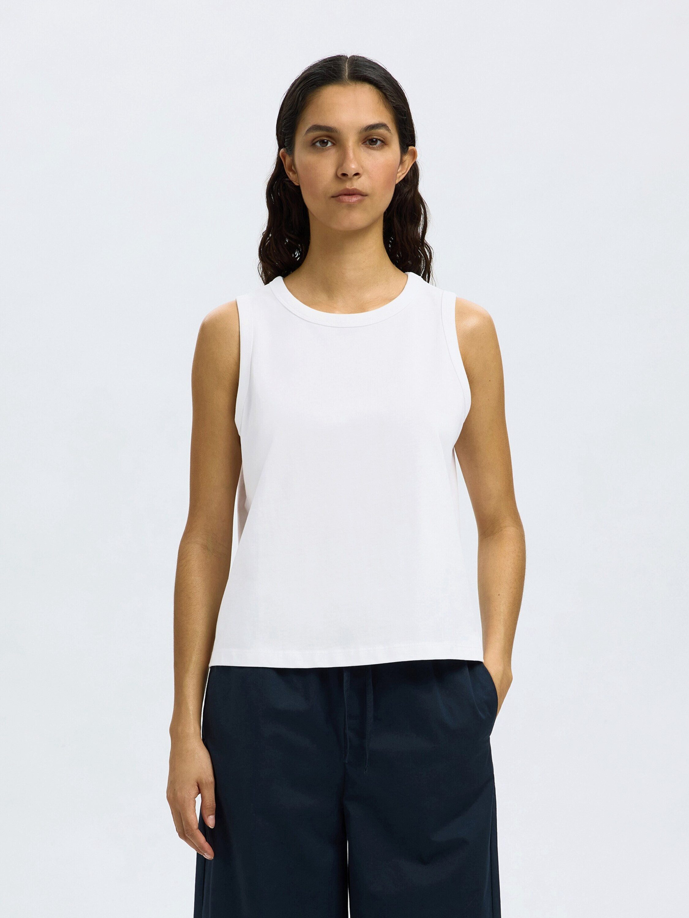 Selected Shirttop SLFEssential (1-tlg) Plain/ohne Details