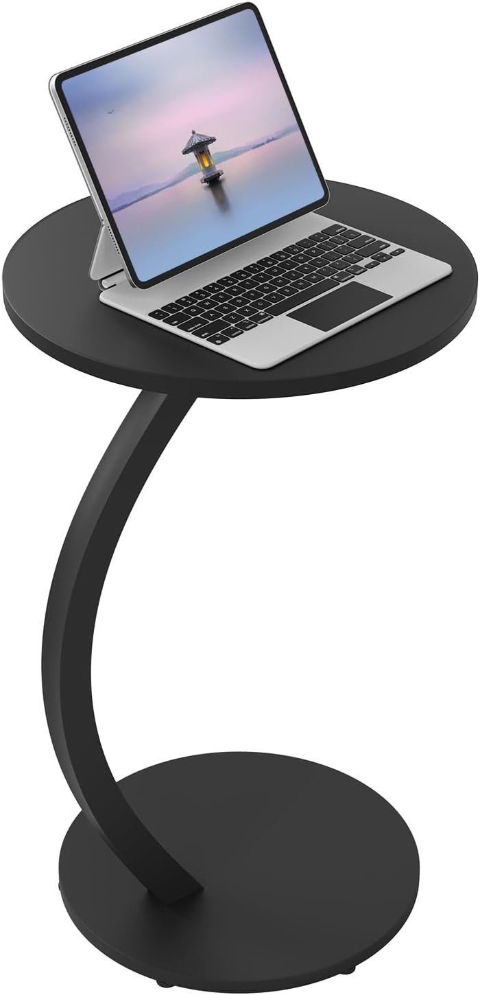 Woltu Beistelltisch (1-St), C Form, Kaffeetisch rund, für Couch Sofa Bett, günstig online kaufen