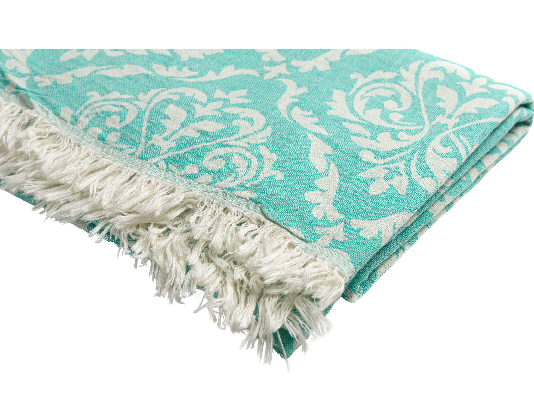 Villa Möbel Hamamtücher Hamamtuch Barok style Mehrzweck, 100% Baumwolle (1-St), Saunatuch Strandtuch Yogatuch, für Babys geeignet. Made in Türkiye
