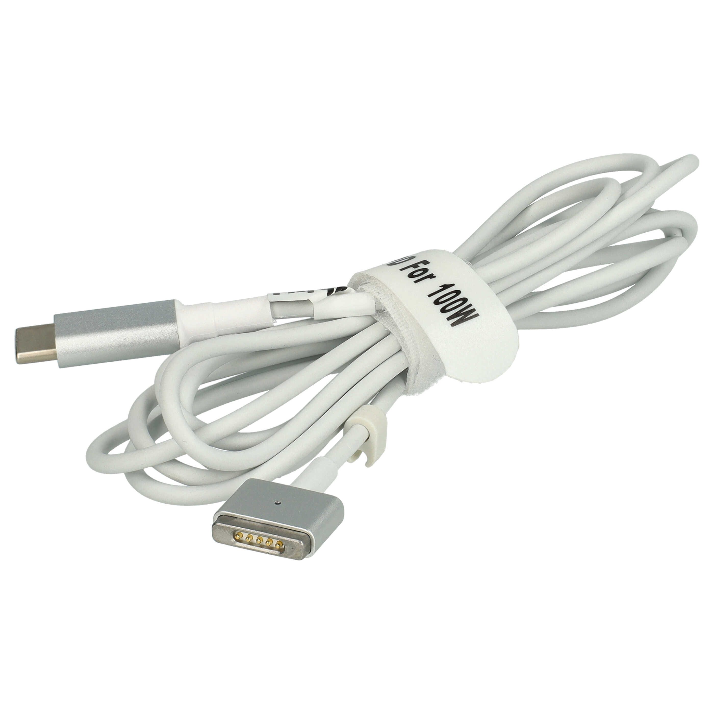 vhbw Adapter passend für Apple Macbook Pro 13" (Ende 2012-2017) Notebook Notebook-Adapter USB Typ C Männlich,Usb Type C, Magsafe 2 Männlich, Tragbar
