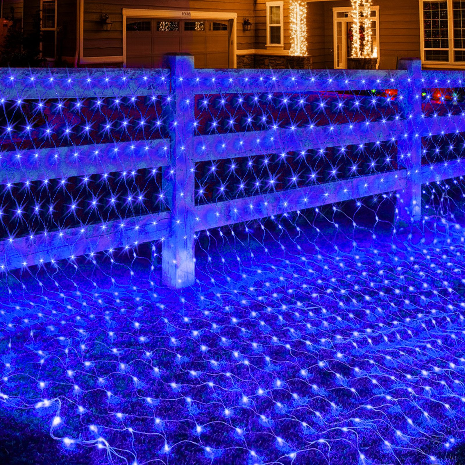 SERBASIC Lichternetz 31V DC Mesh Lichterkette mit Stecker, 8 Modi, Speicher günstig online kaufen